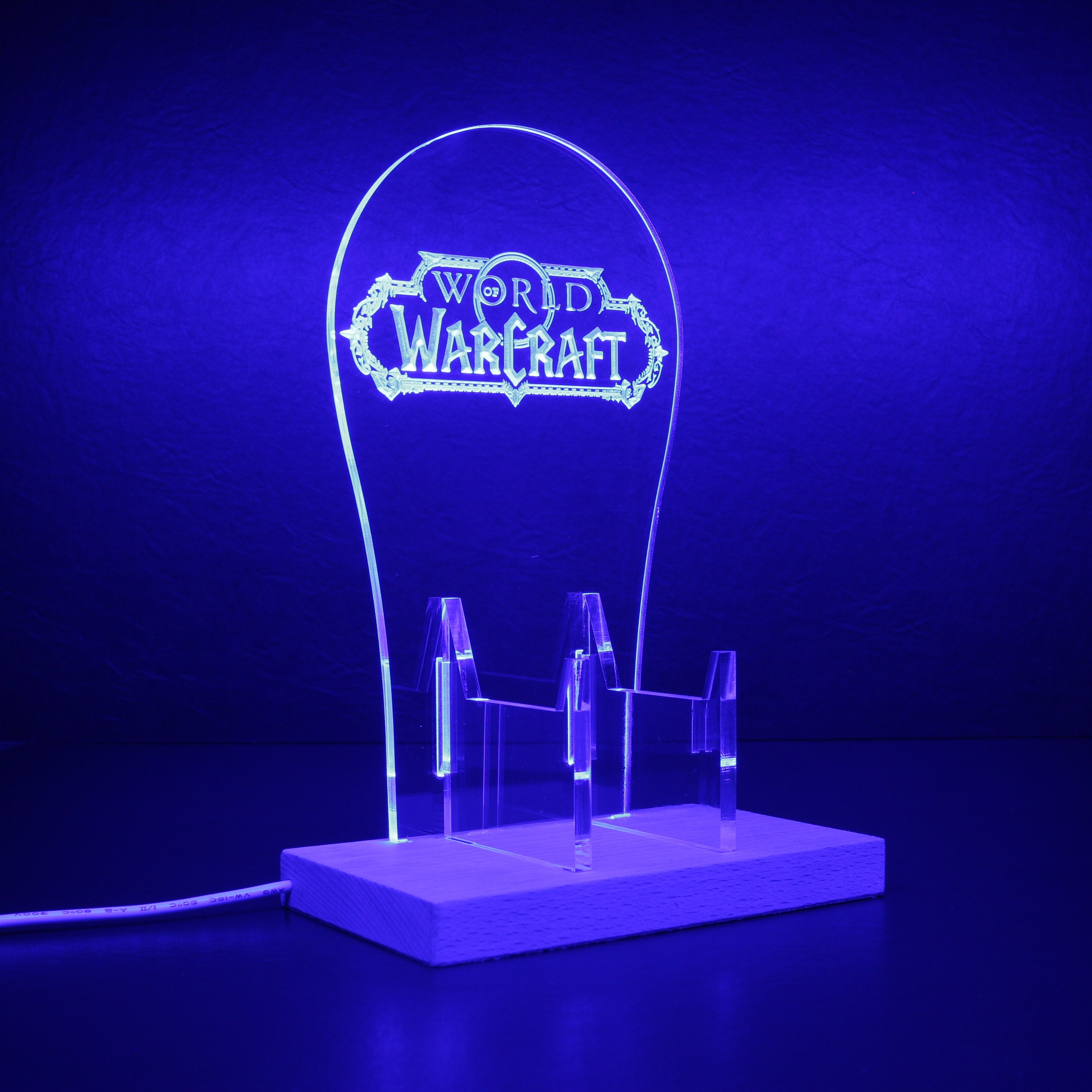 World of Warcraft RGB LED Gaming Headset Controller Stand