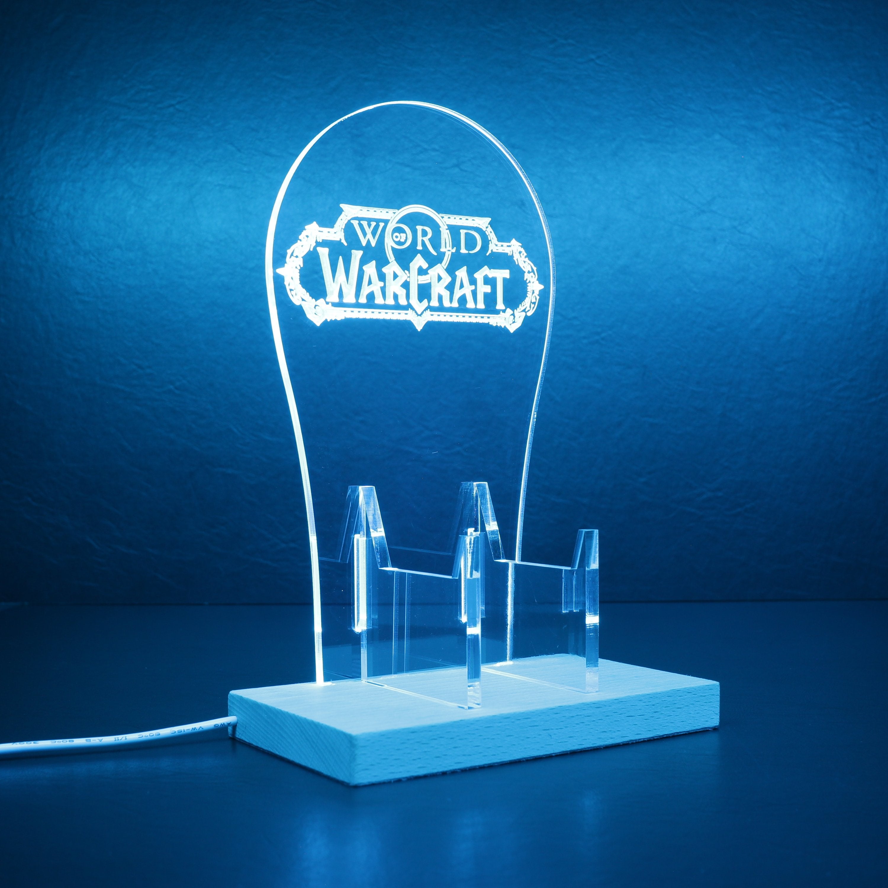 World of Warcraft RGB LED Gaming Headset Controller Stand