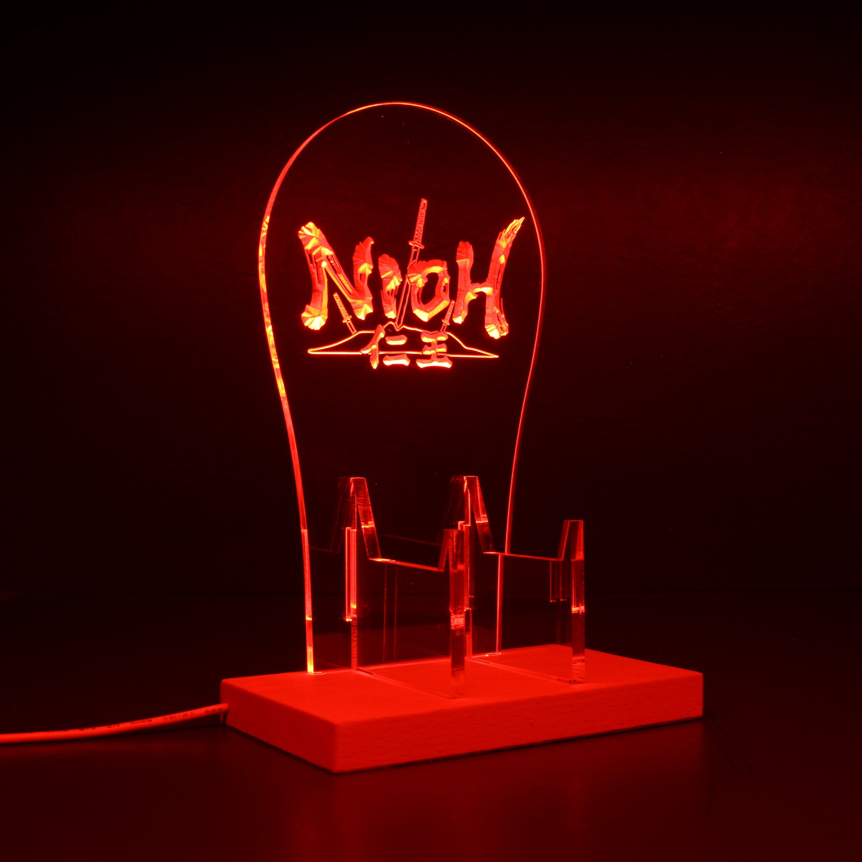 Nioh RGB LED Gaming Headset Controller Stand