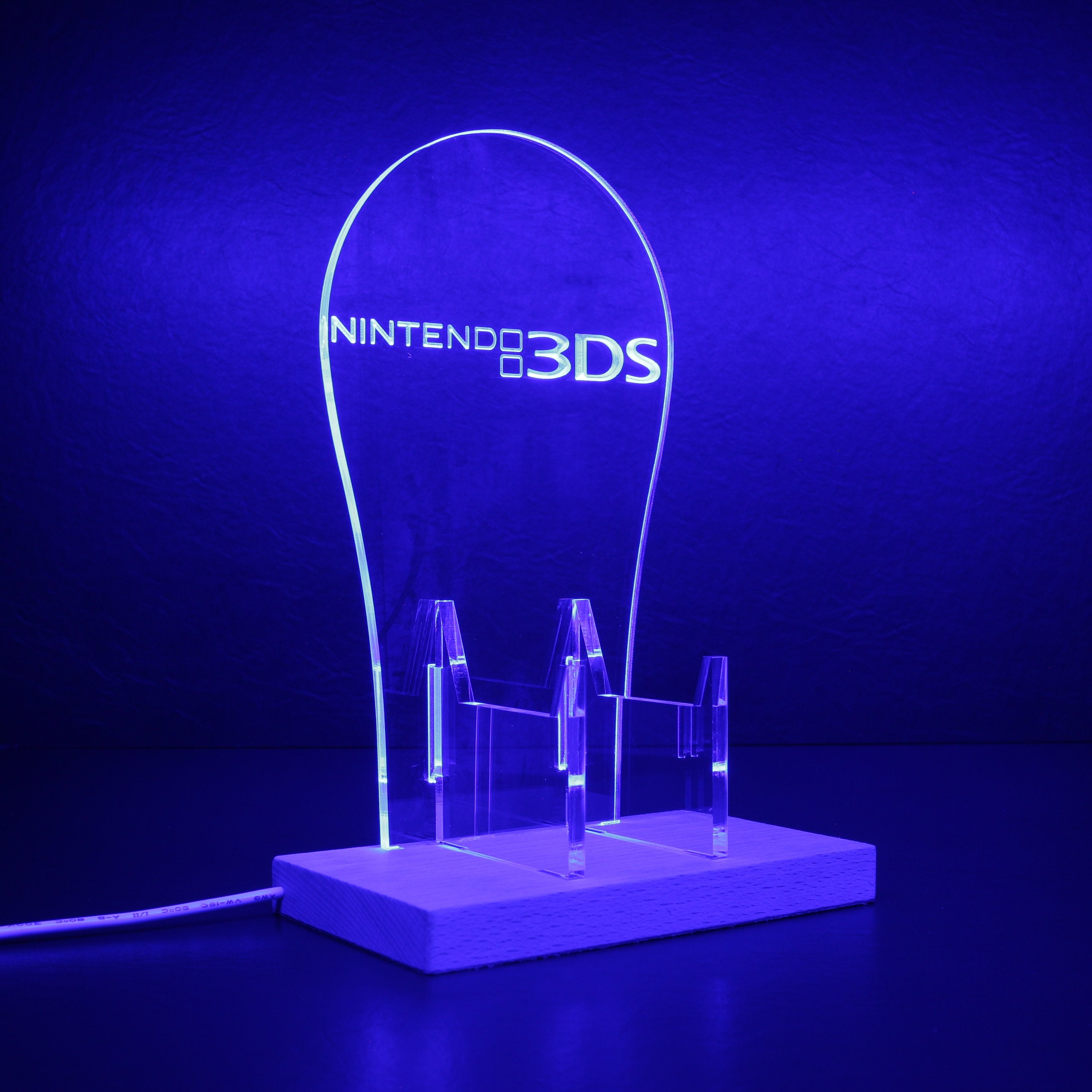 Nintendo 3DS RGB LED Gaming Headset Controller Stand