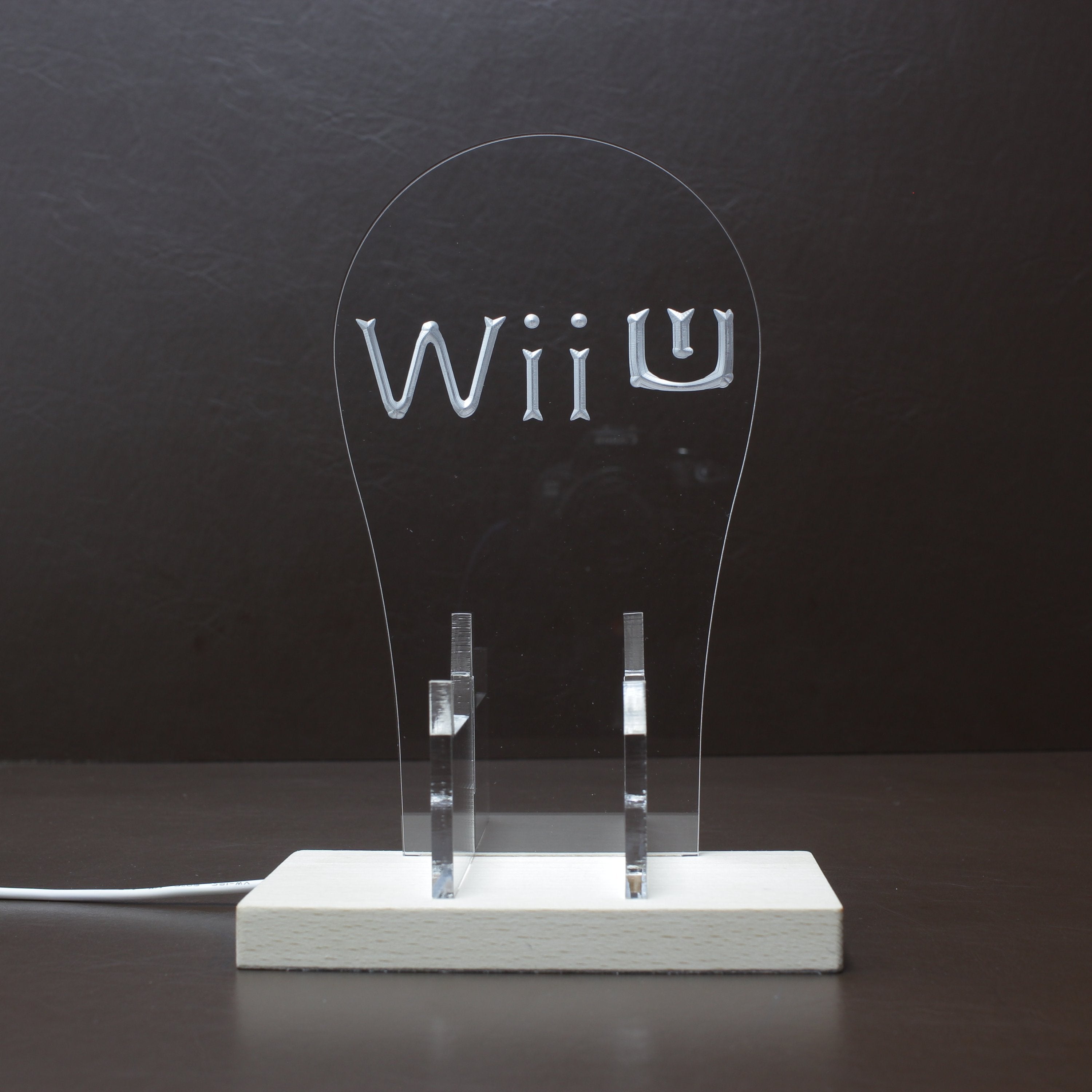 Wii U RGB LED Gaming Headset Controller Stand