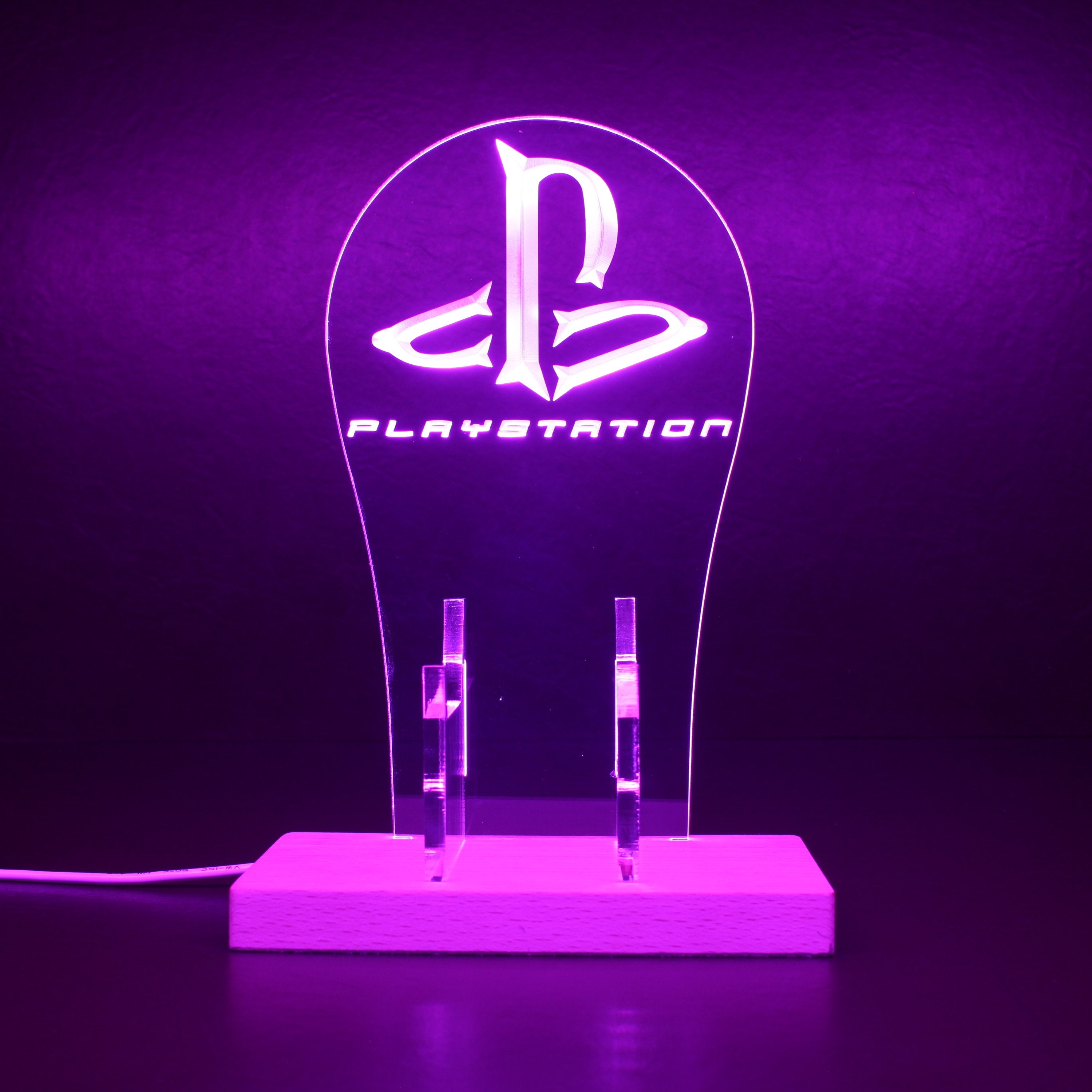 Playstation RGB LED Gaming Headset Controller Stand
