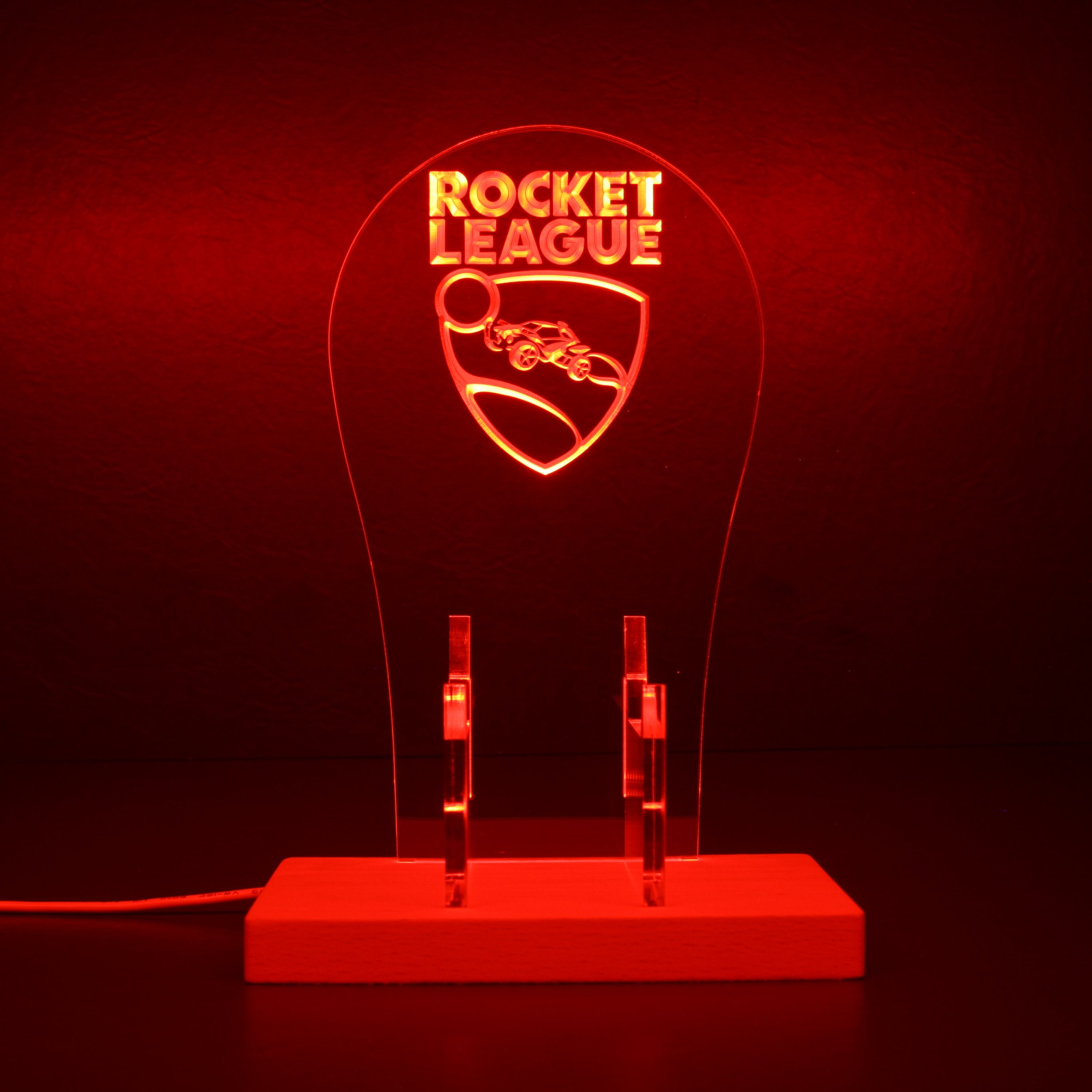 Rocket League Classic Logo RGB LED Gaming Headset Controller Stand