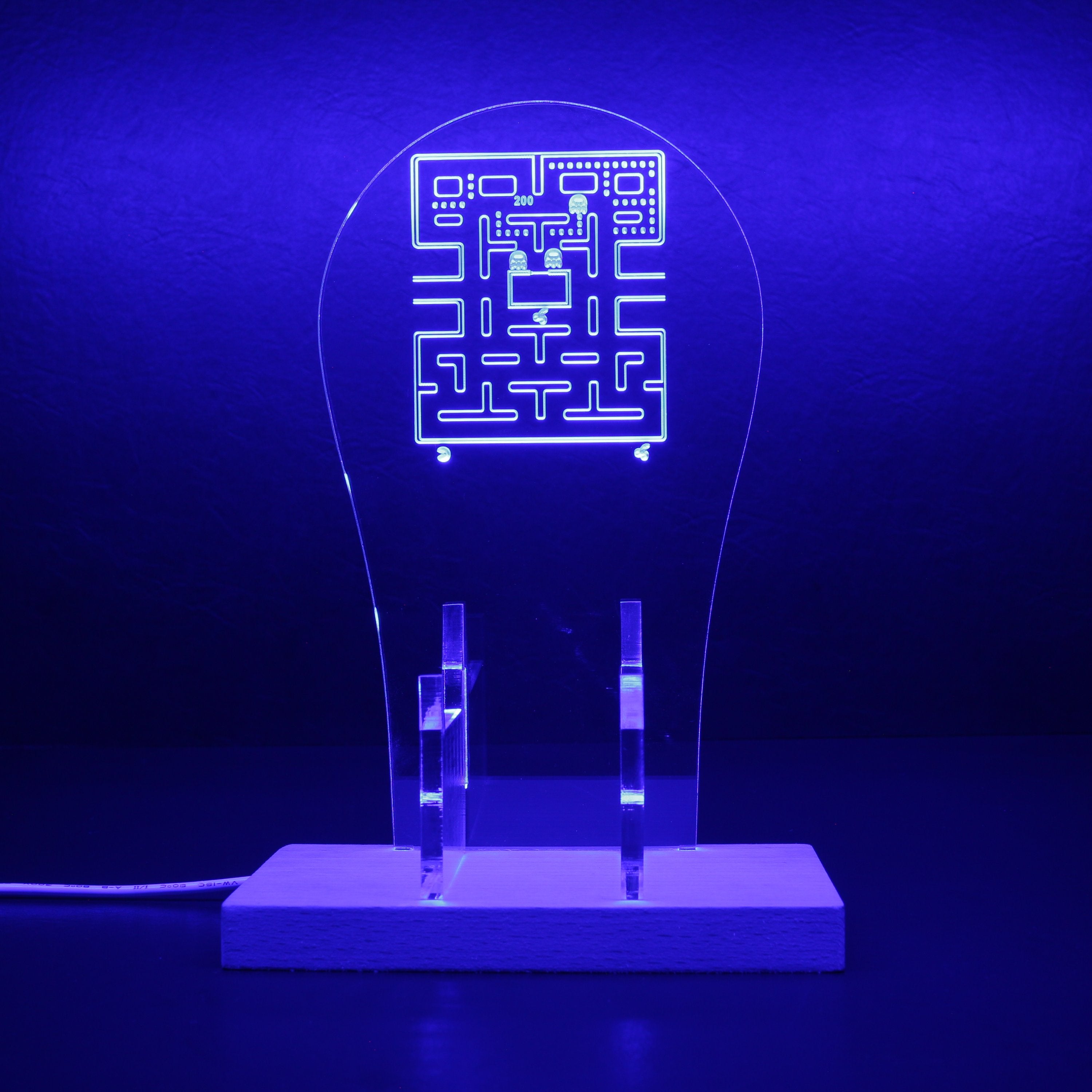 PAC-MAN Classic RGB LED Gaming Headset Controller Stand