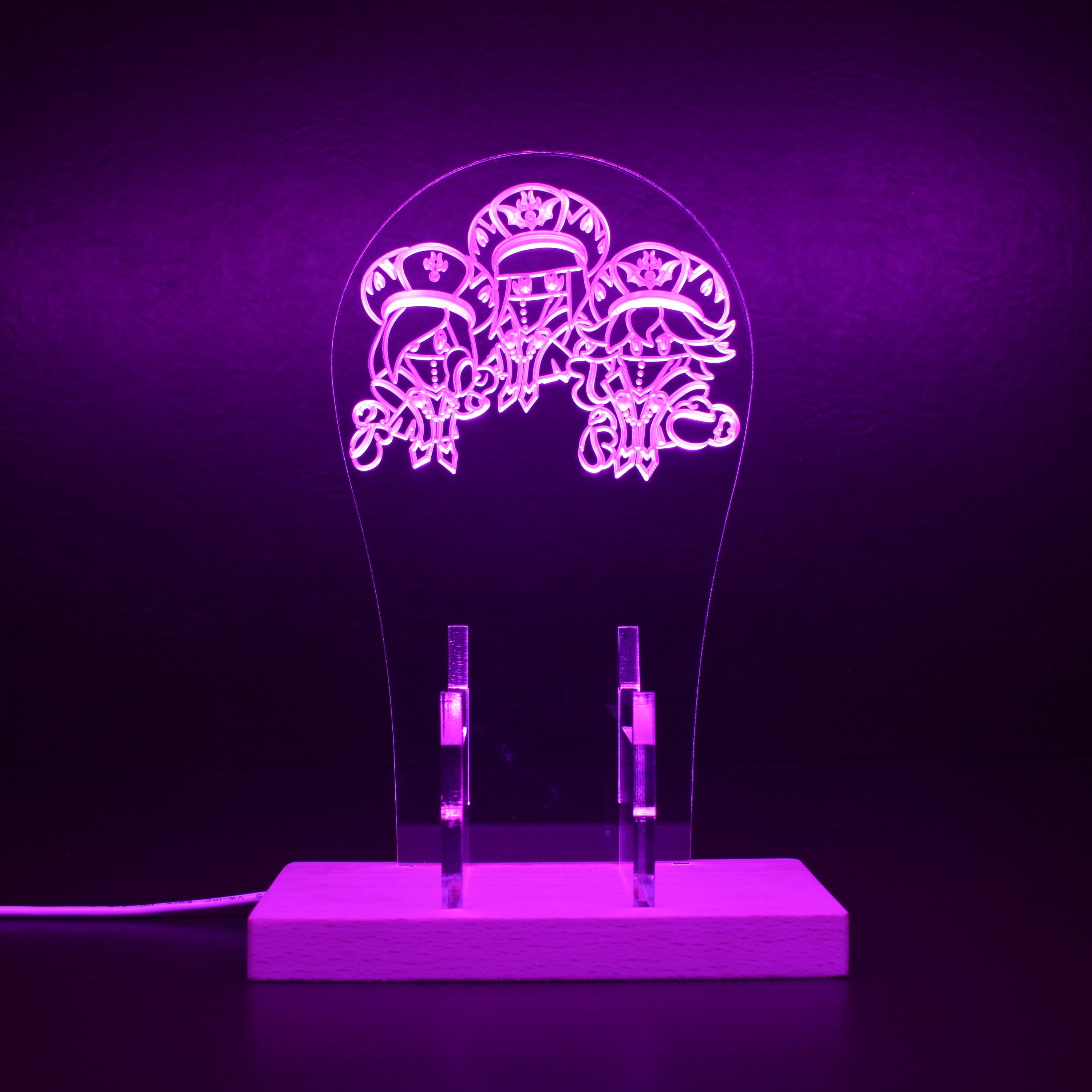 Kirby Star Allies Mage Sisters RGB LED Gaming Headset Controller Stand