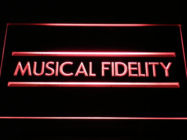 Musical Fidelity Hi-fi System Neon Light LED Sign