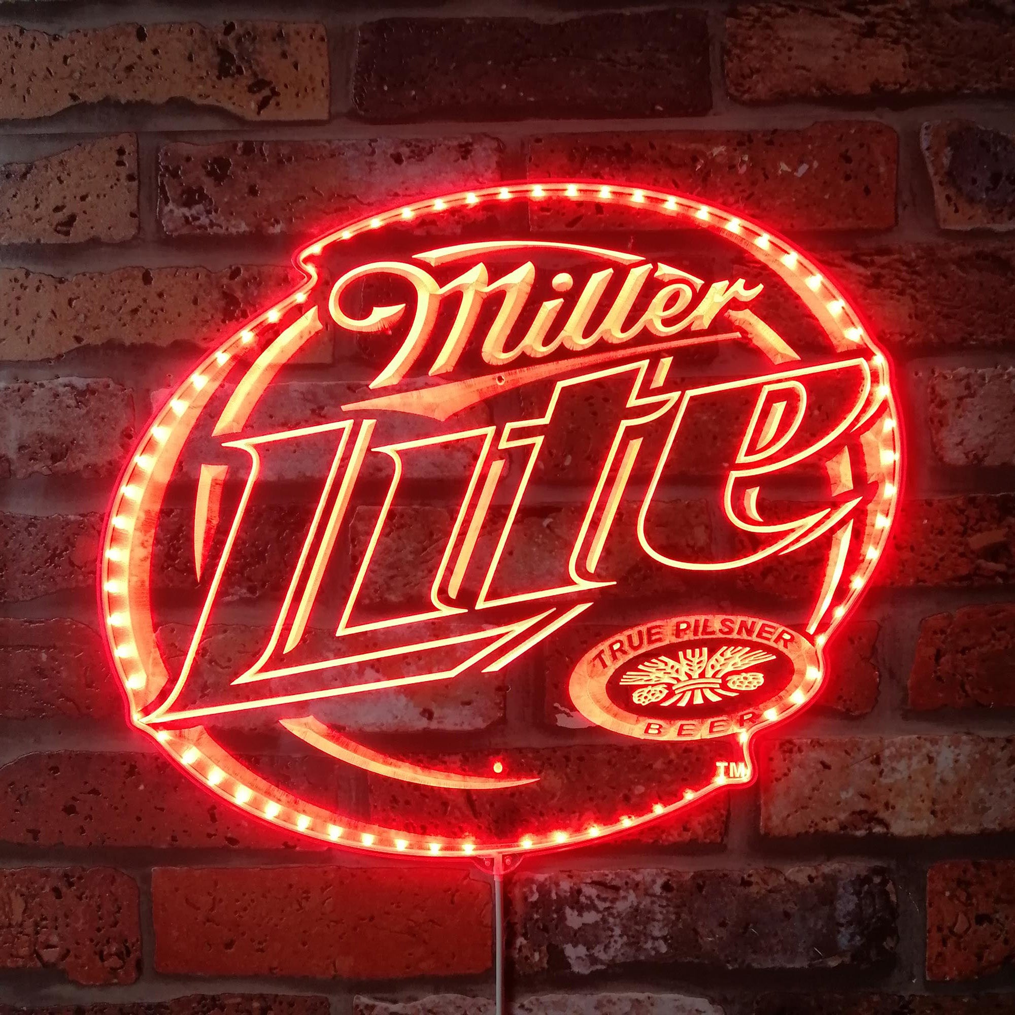 Miller Lite Dynamic RGB Edge Lit LED Sign