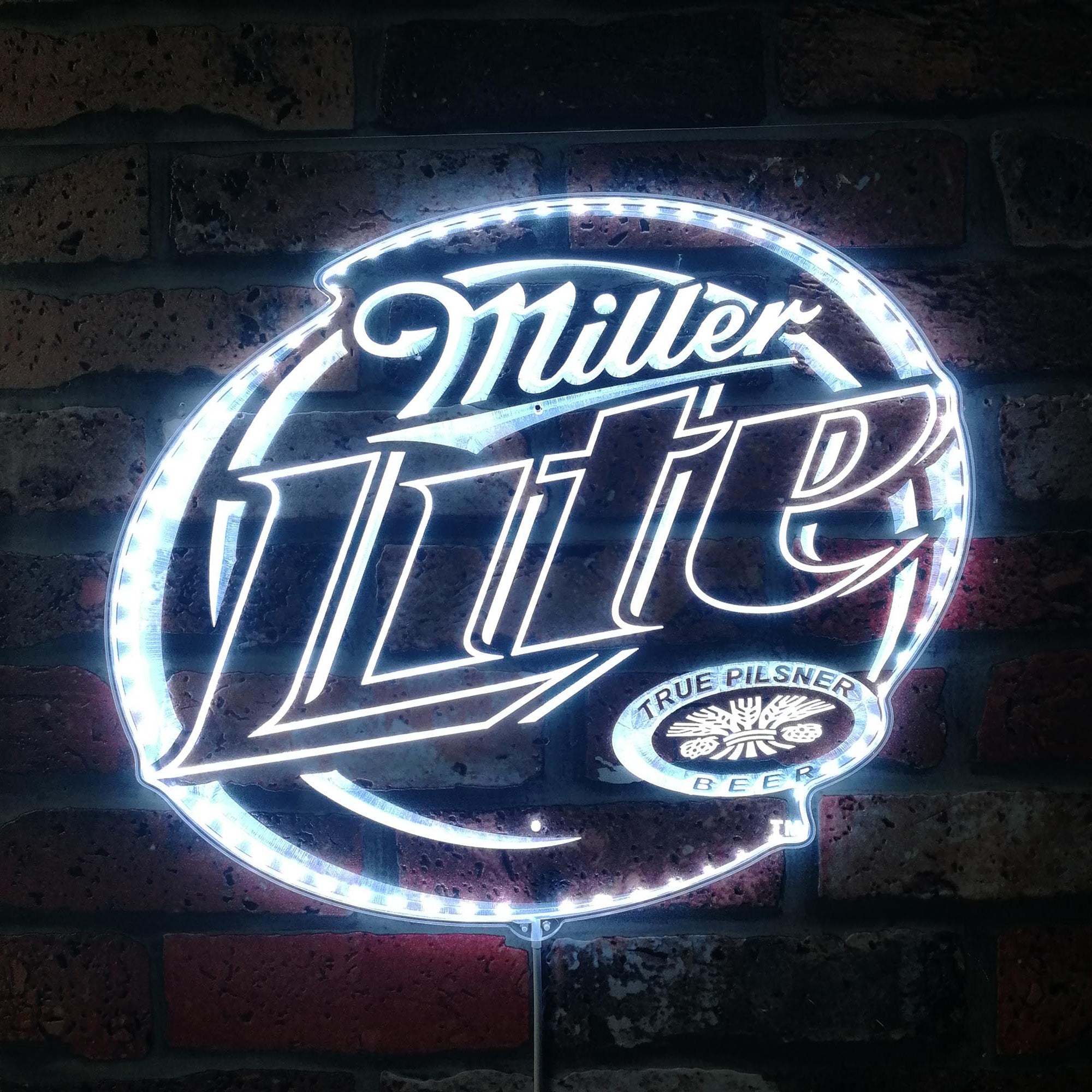 Miller Lite Dynamic RGB Edge Lit LED Sign