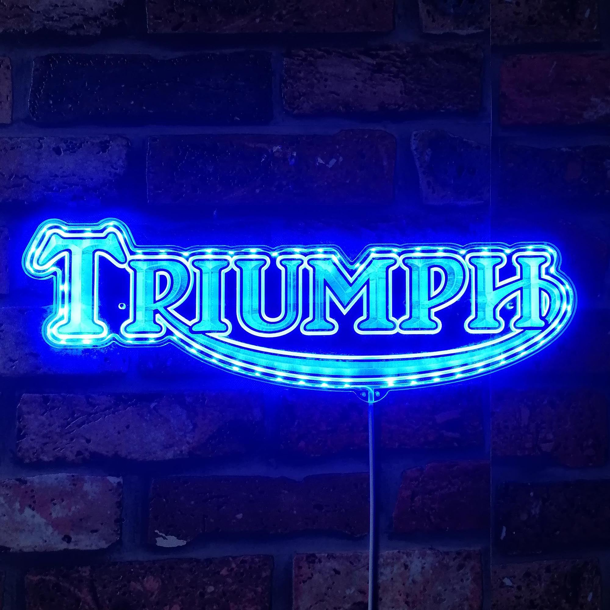 Triumph Dynamic RGB Edge Lit LED Sign