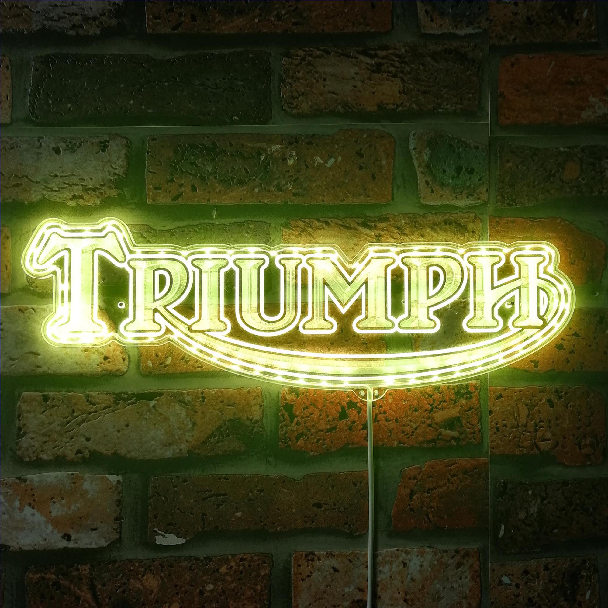 Triumph Dynamic RGB Edge Lit LED Sign