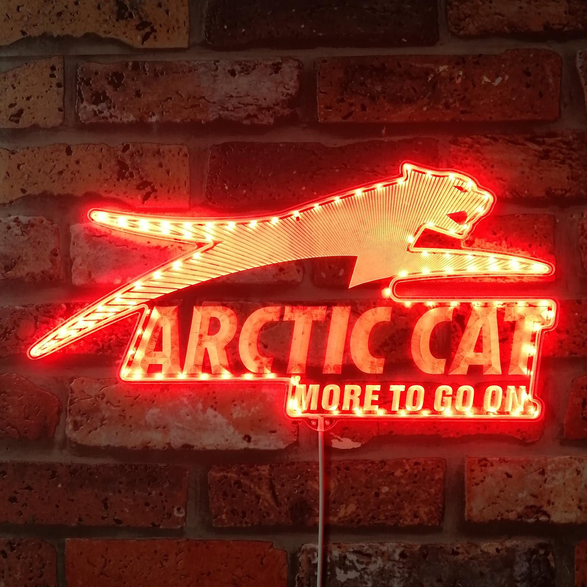 Arctic Cat Dynamic RGB Edge Lit LED Sign