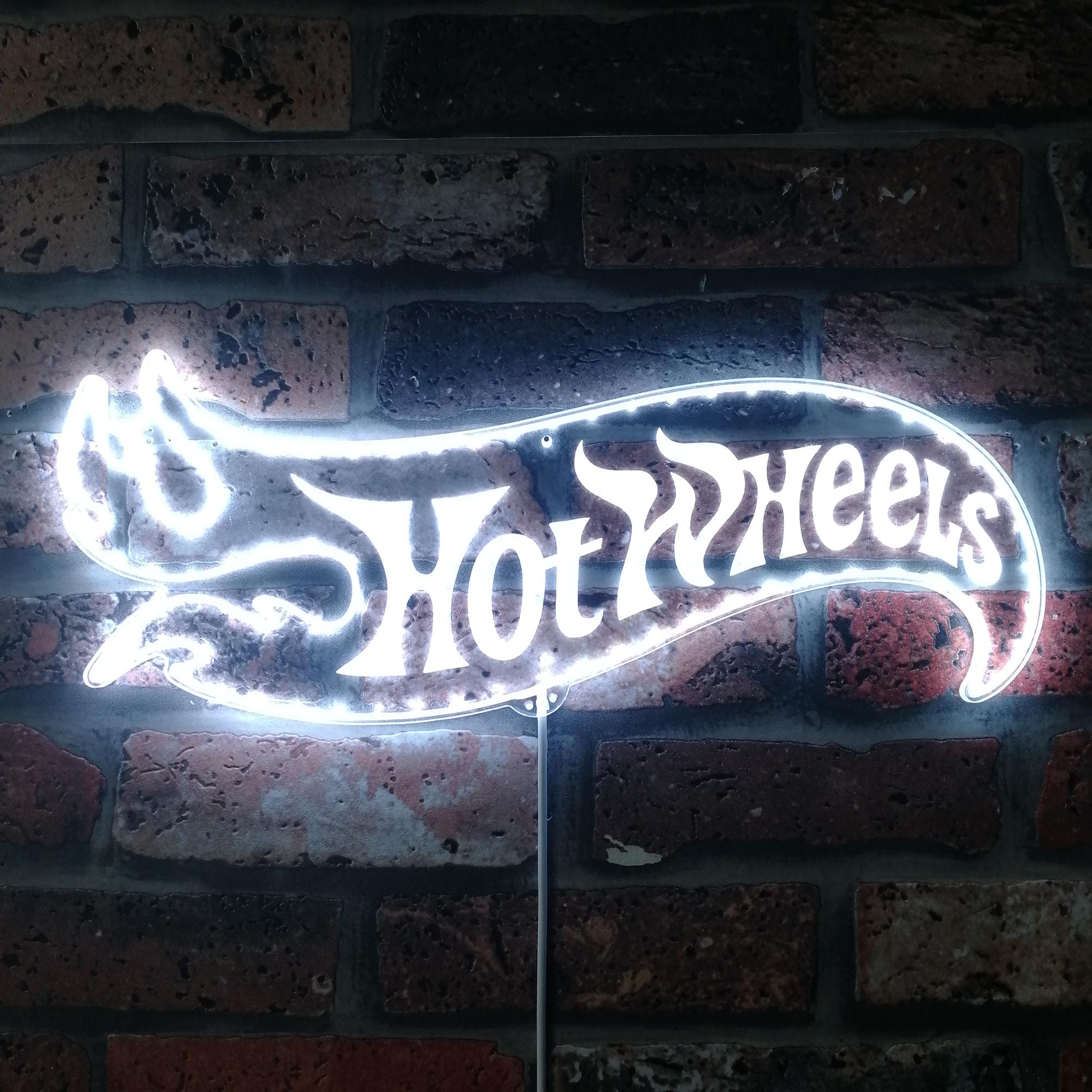 Hotwheels Dynamic RGB Edge Lit LED Sign