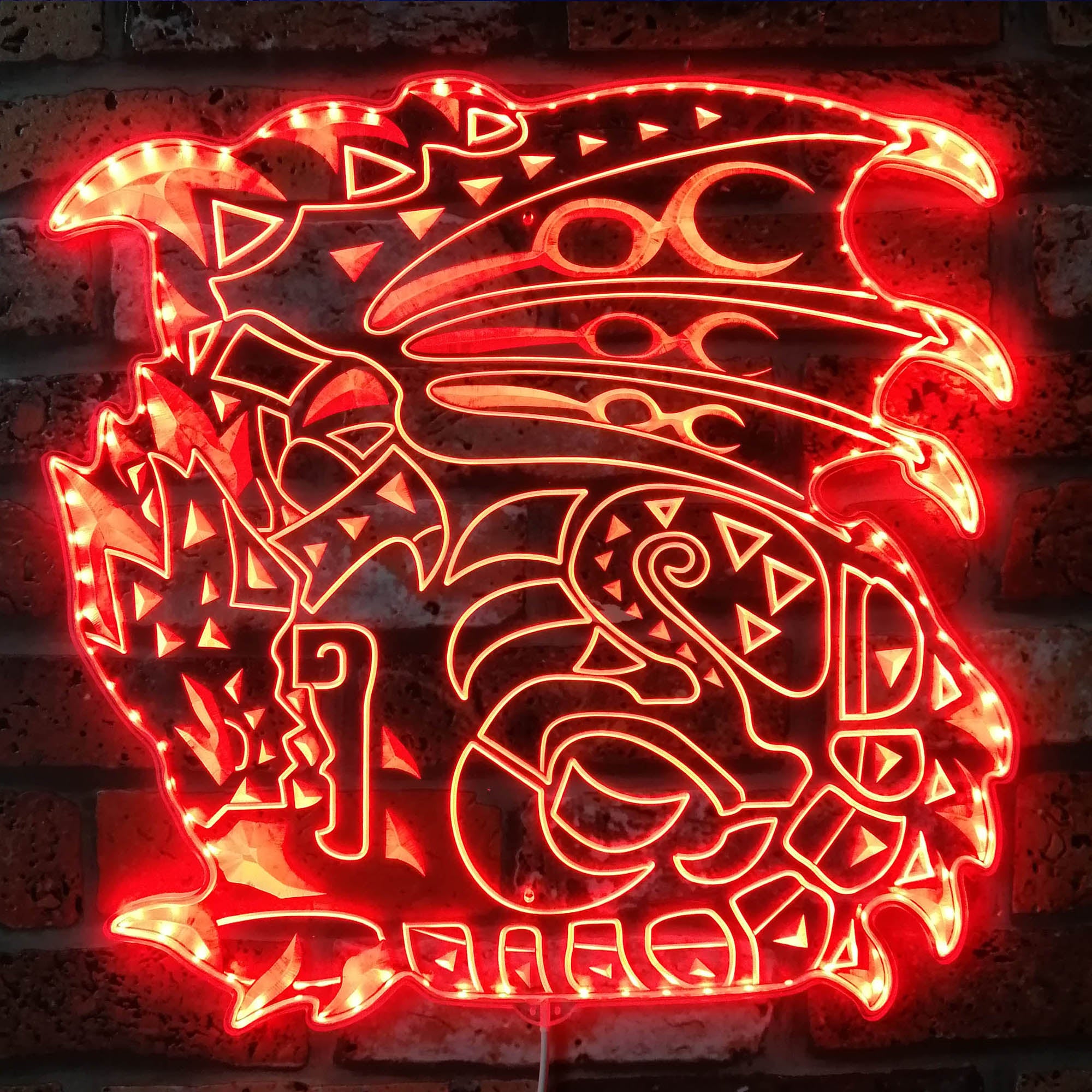 Monster Hunter Rathalos Dynamic RGB Edge Lit LED Sign