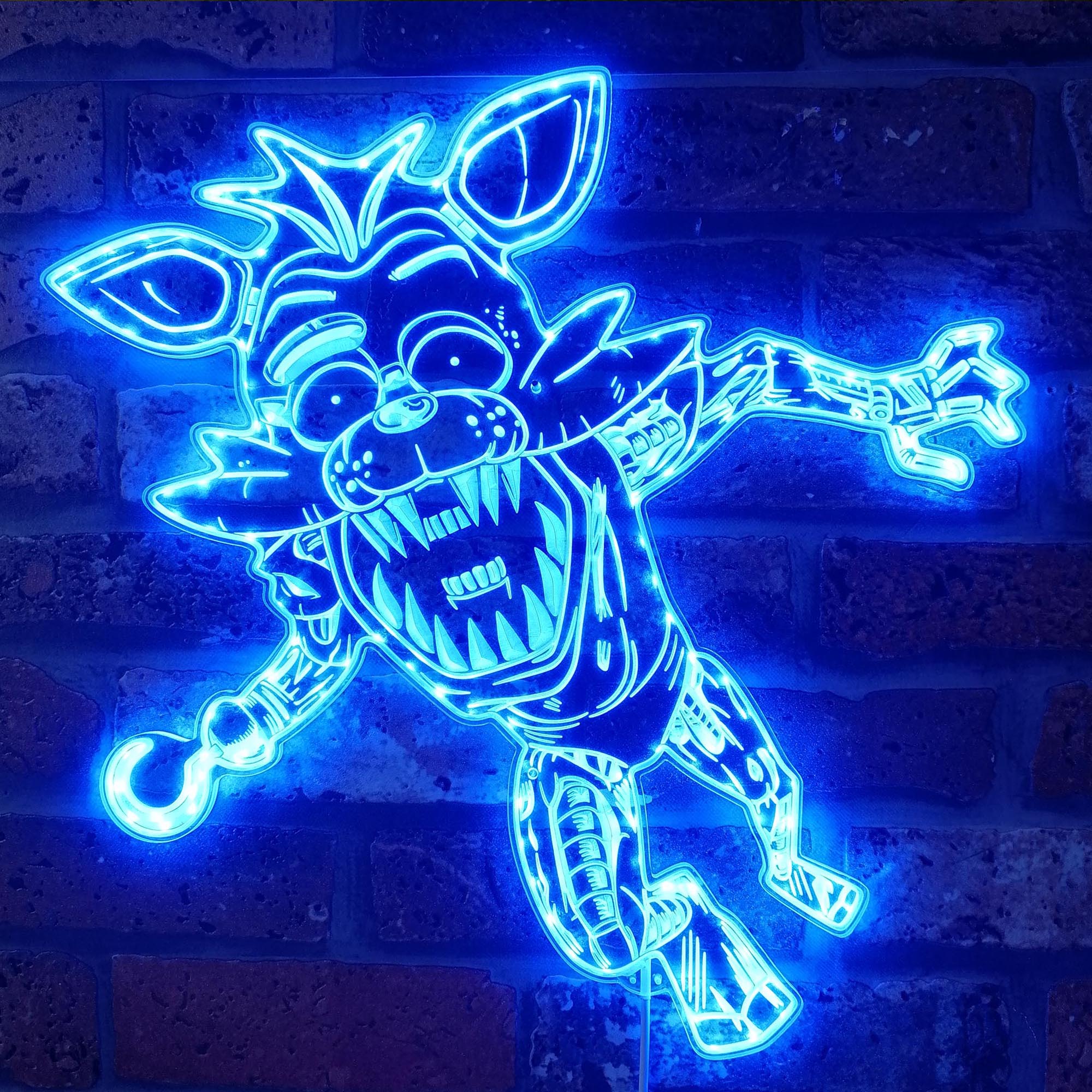 FNAF Foxy Dynamic RGB Edge Lit LED Sign