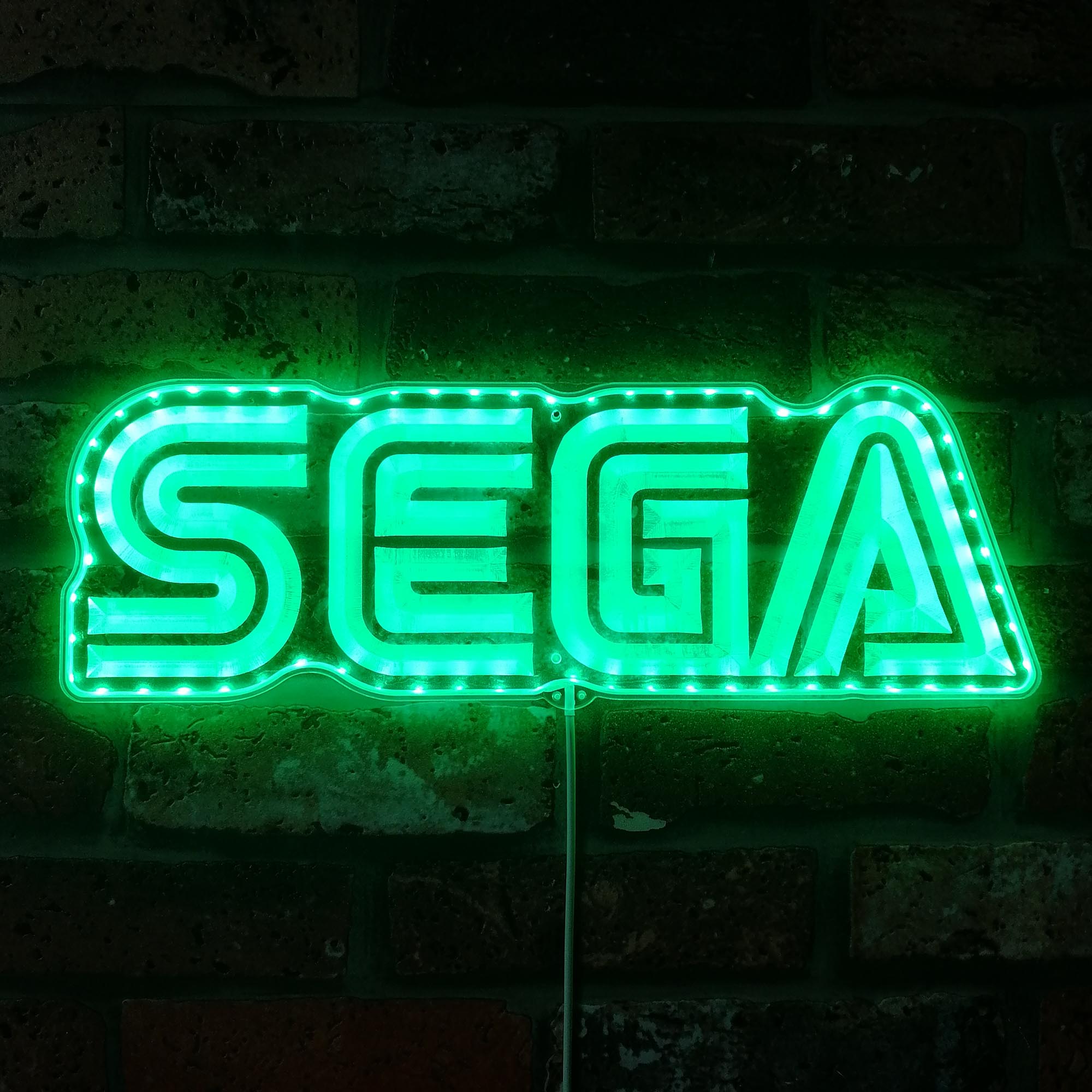 Sega Dynamic RGB Edge Lit LED Sign