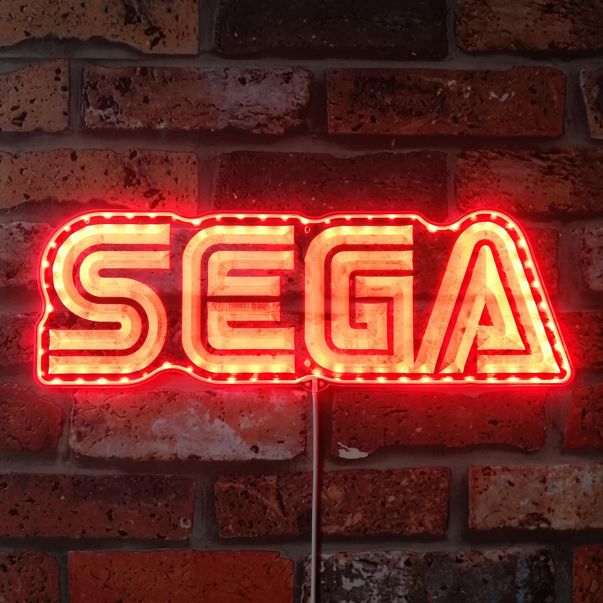 Sega Dynamic RGB Edge Lit LED Sign