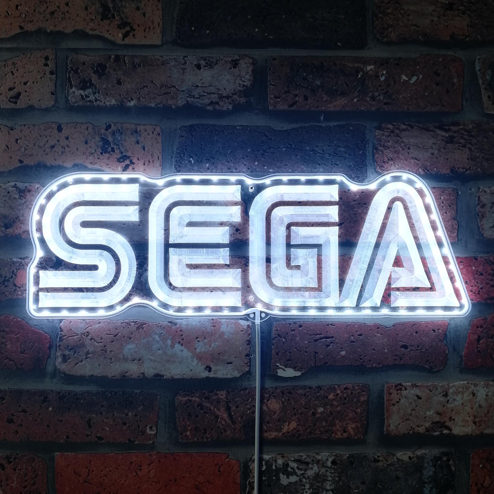 Sega Dynamic RGB Edge Lit LED Sign