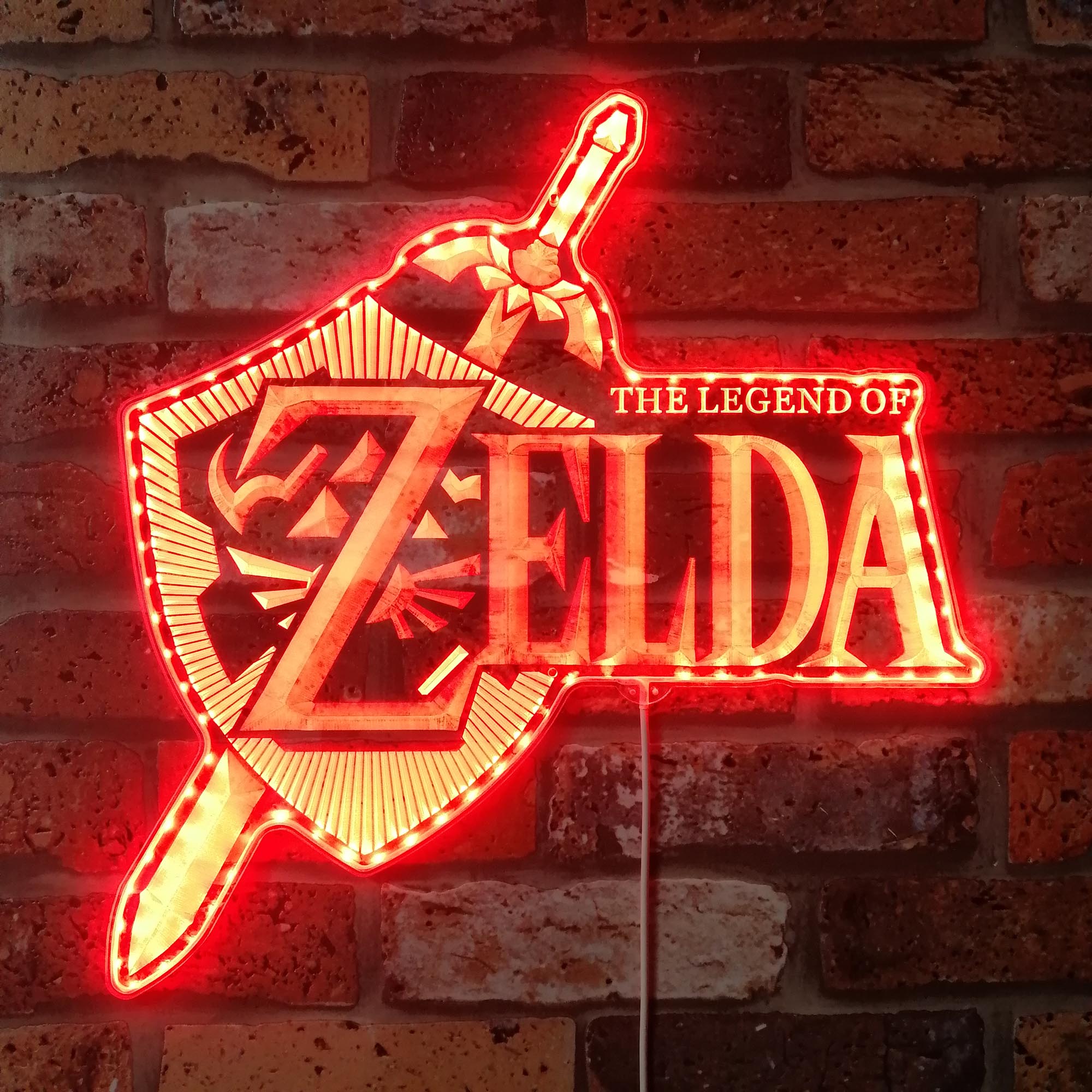 Legend of Zelda Dynamic RGB Edge Lit LED Sign