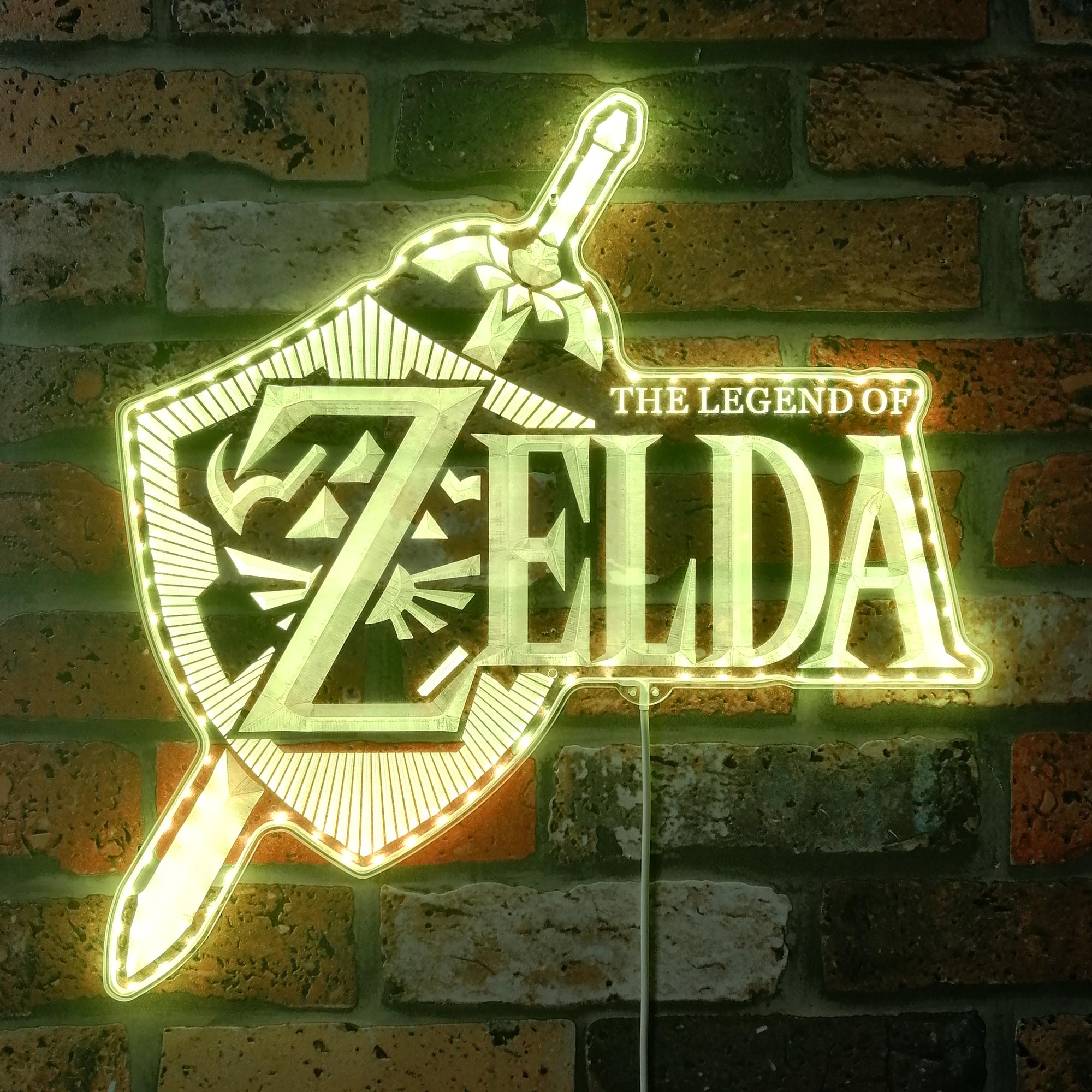 Legend of Zelda Dynamic RGB Edge Lit LED Sign