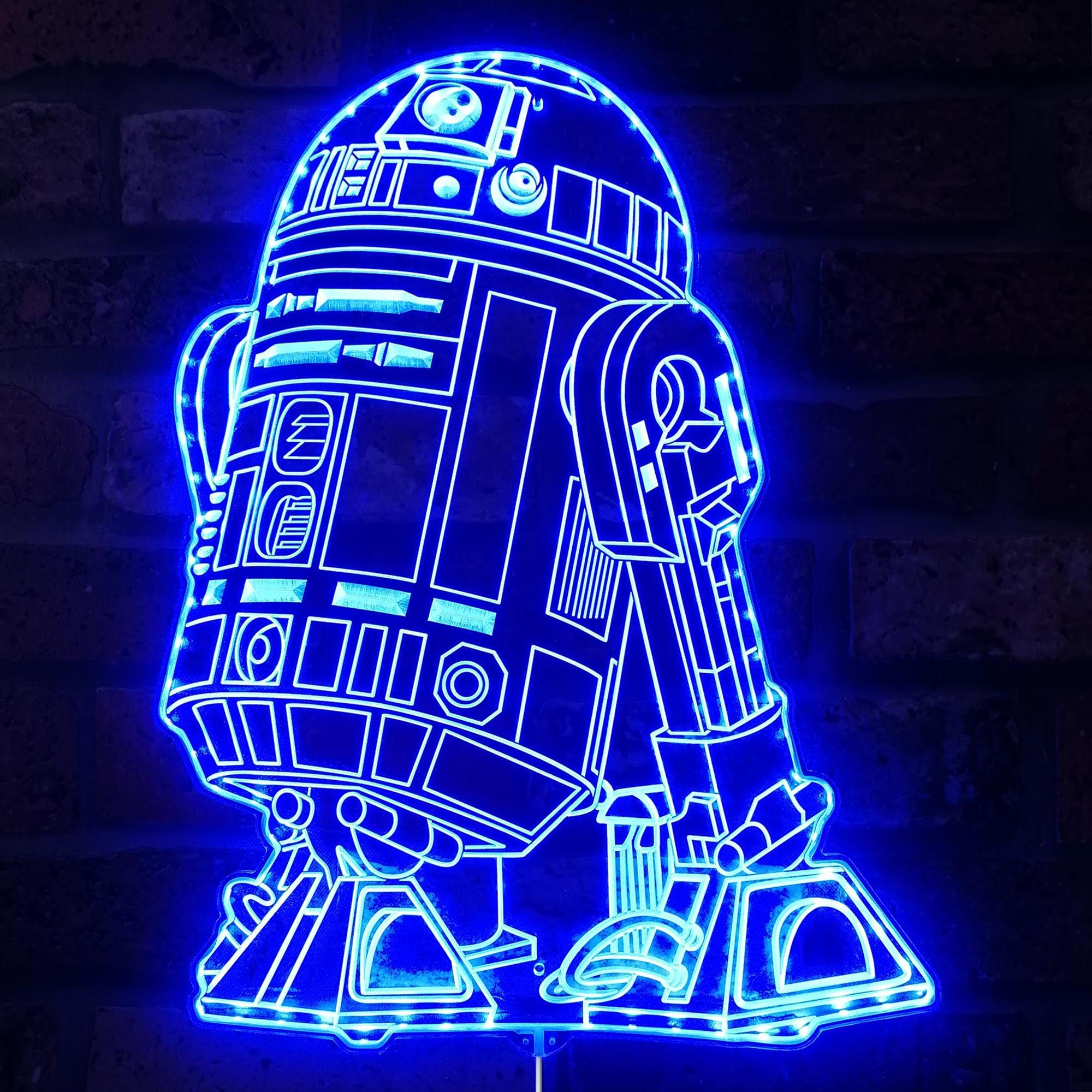 Star Wars R2D2 Dynamic RGB Edge Lit LED Sign