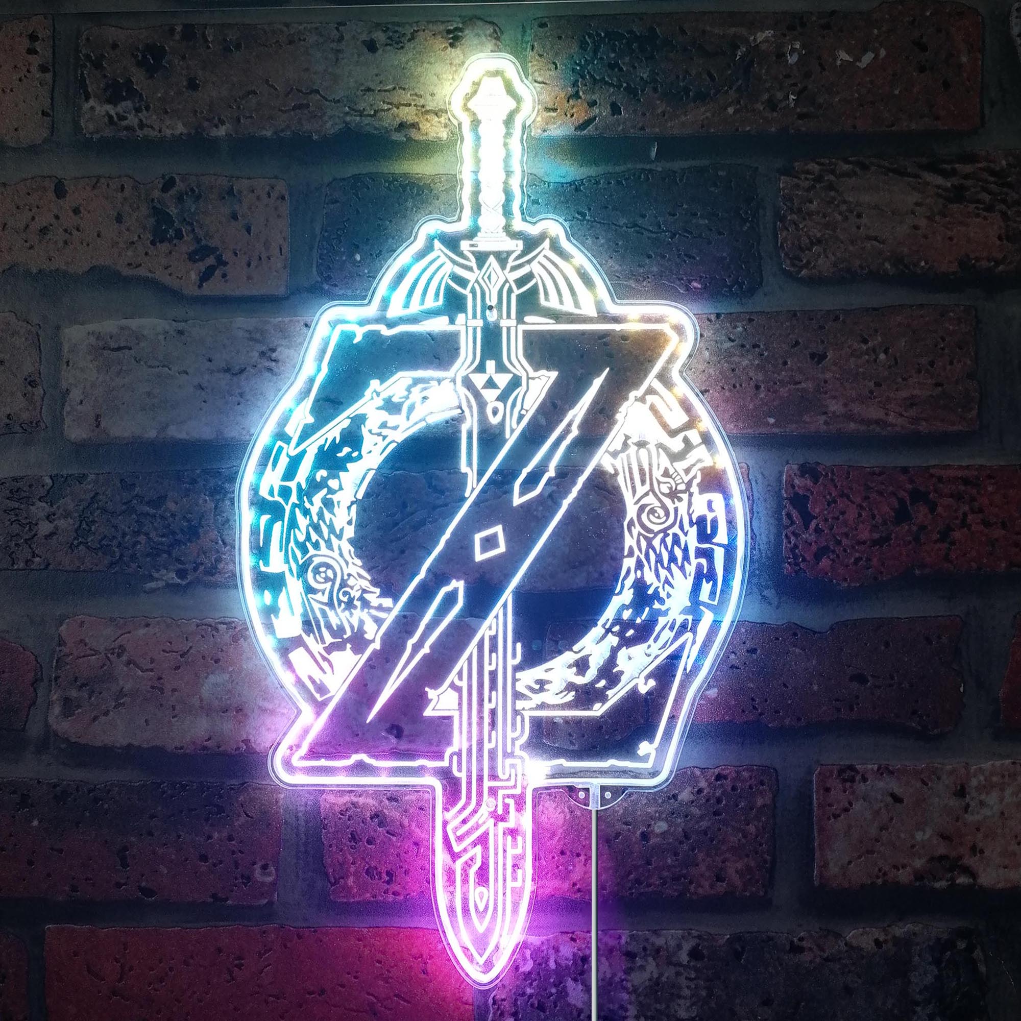 Legend of Zelda Dynamic RGB Edge Lit LED Sign