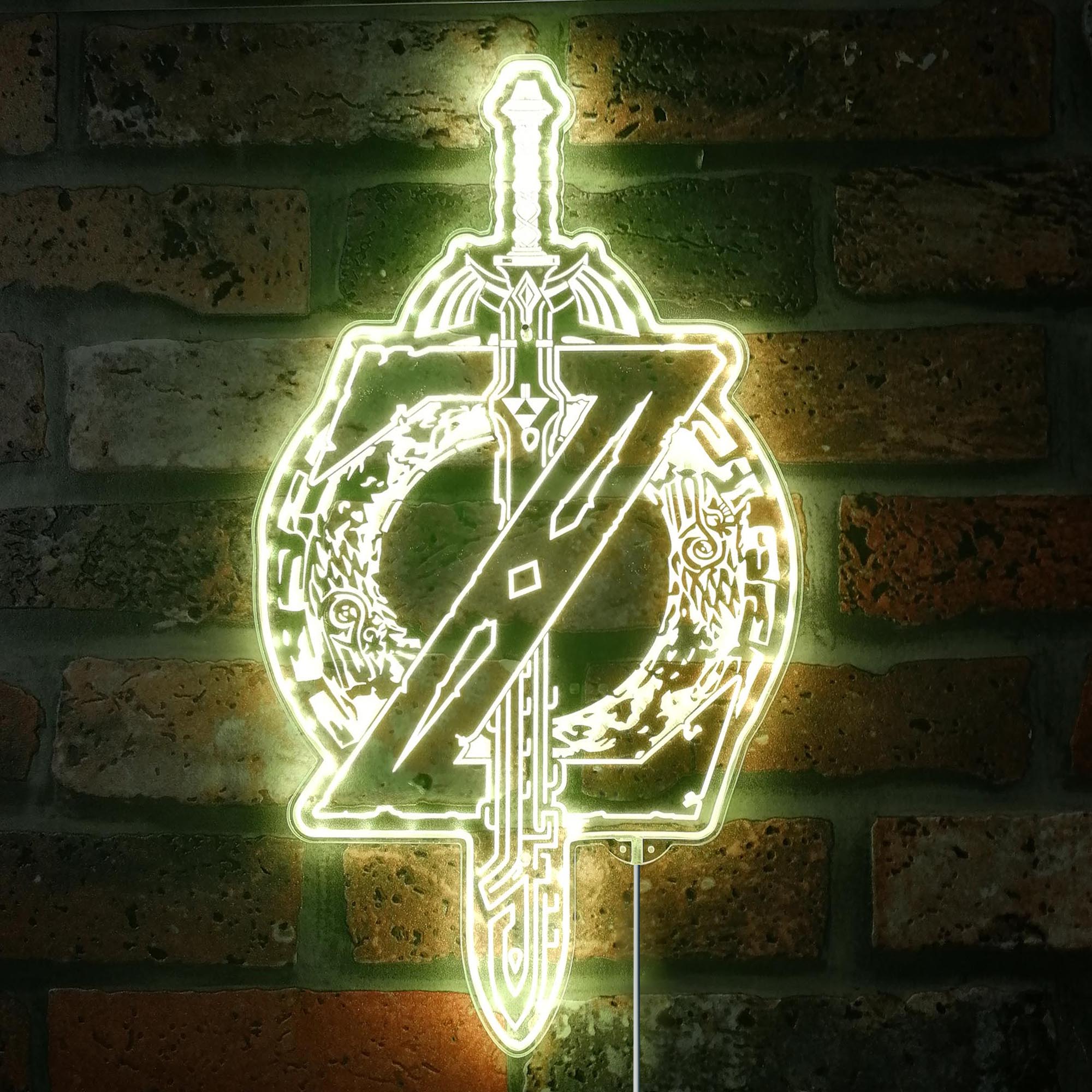 Legend of Zelda Dynamic RGB Edge Lit LED Sign