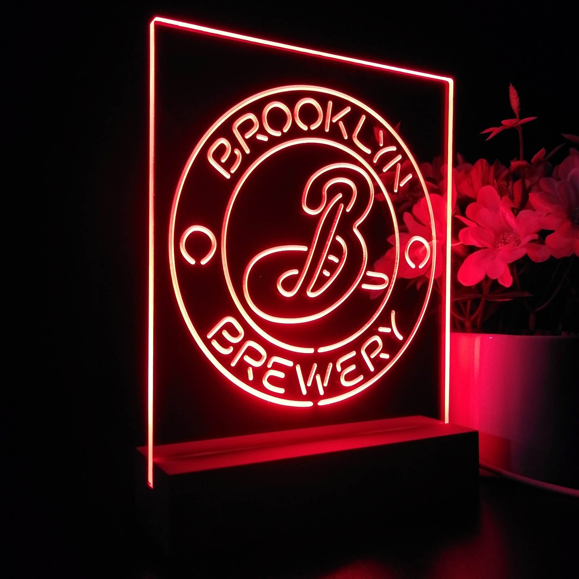Brooklyn Brewery Night Light LED Sign