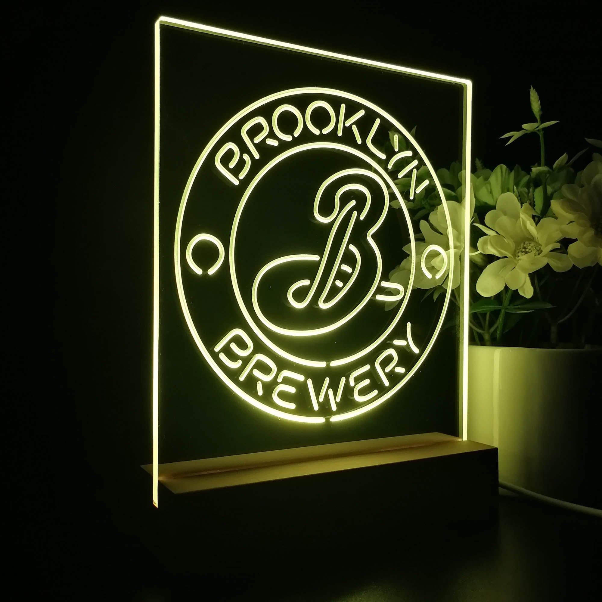 Brooklyn Brewery Night Light LED Sign