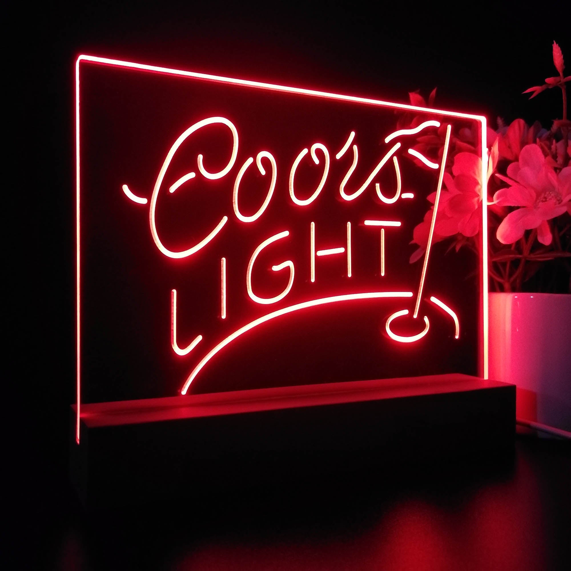 Coors Light Golf Night Light LED Sign