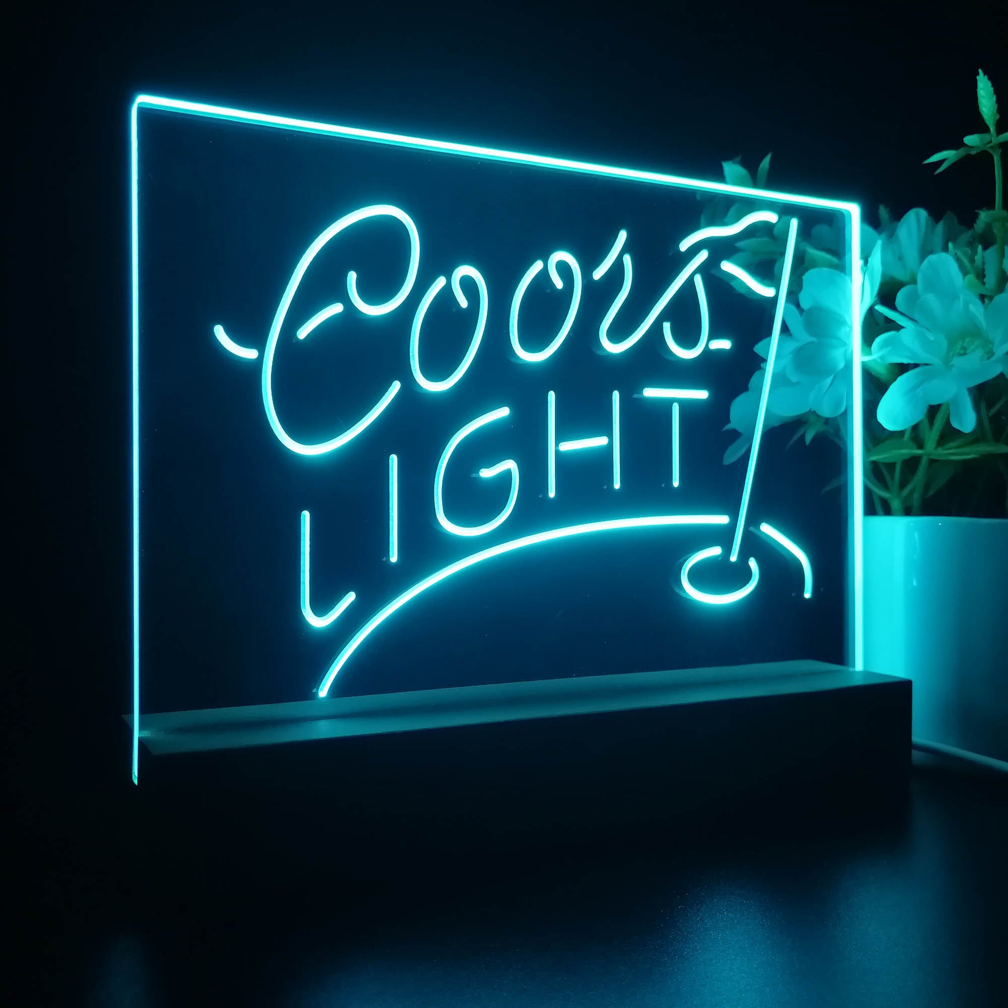 Coors Light Golf Night Light LED Sign