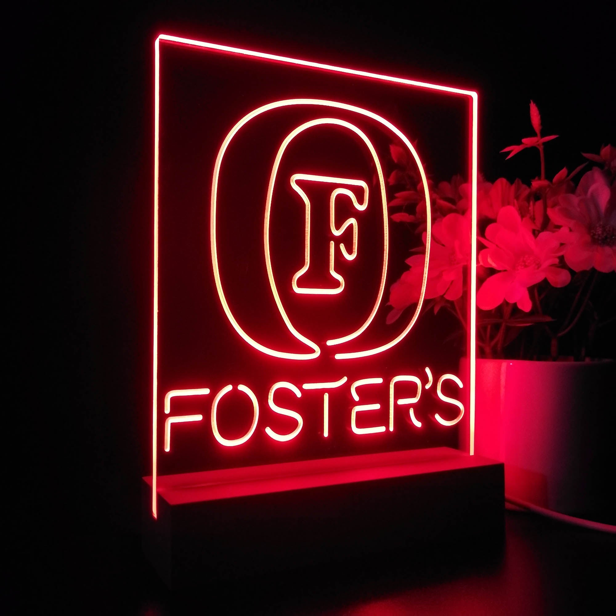Foster's Beer Night Light LED Sign