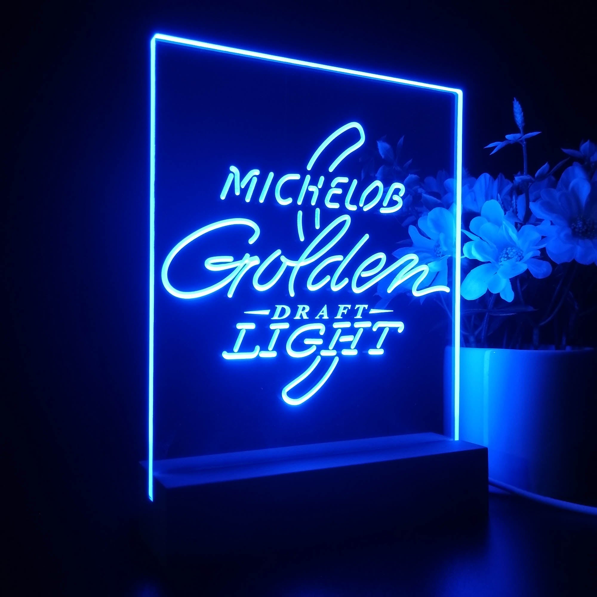 Michelob Golden Light Draft Night Light LED Sign