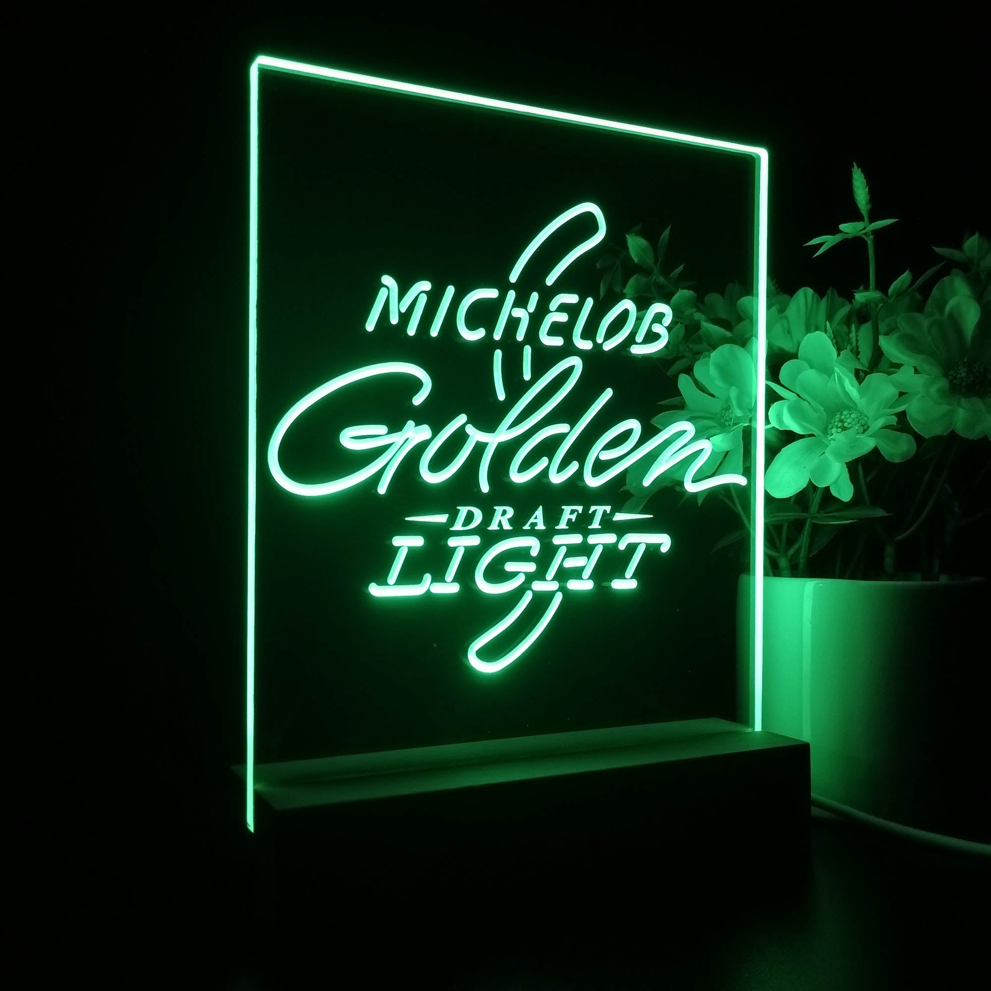 Michelob Golden Light Draft Night Light LED Sign