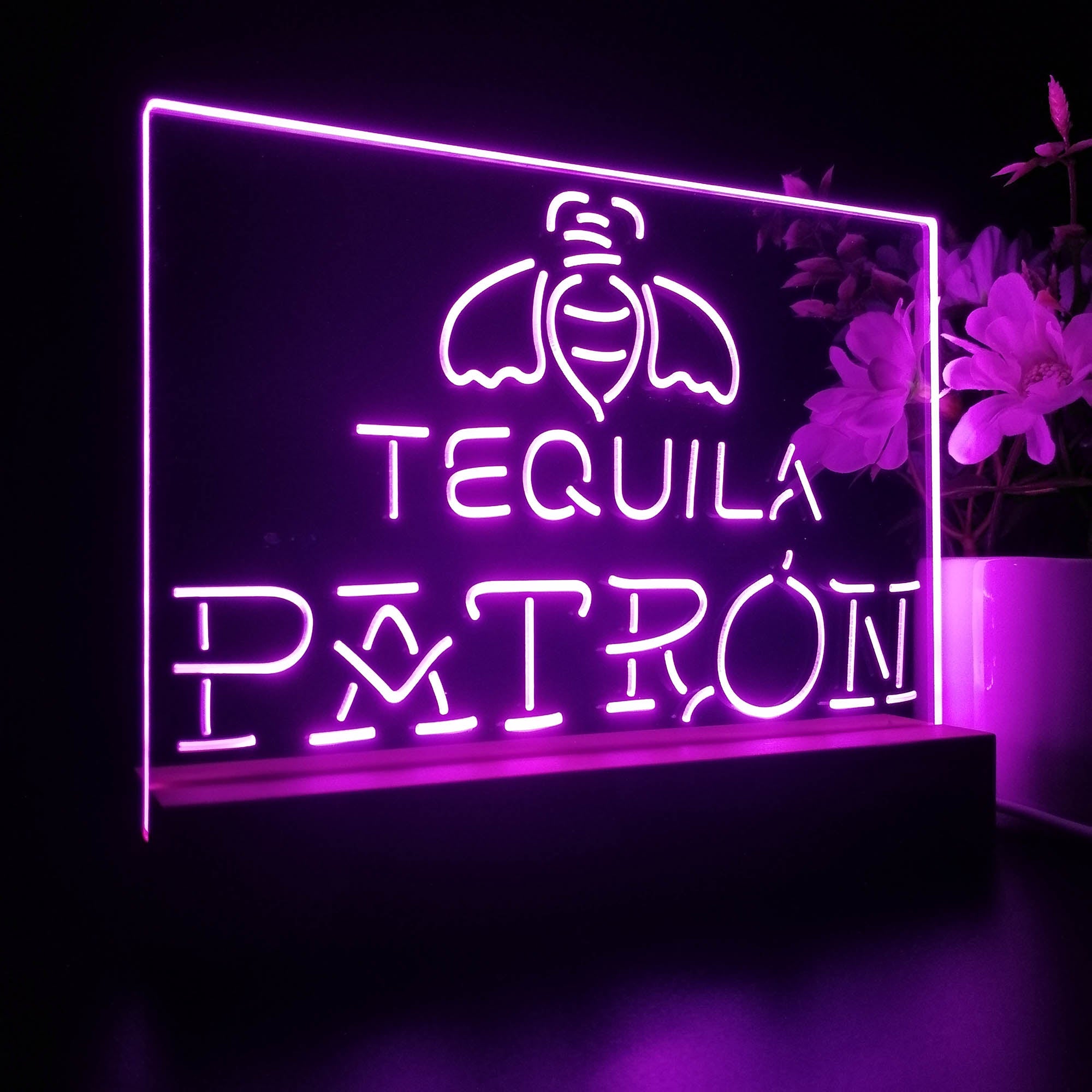 Patrons Tequilas Night Light LED Sign
