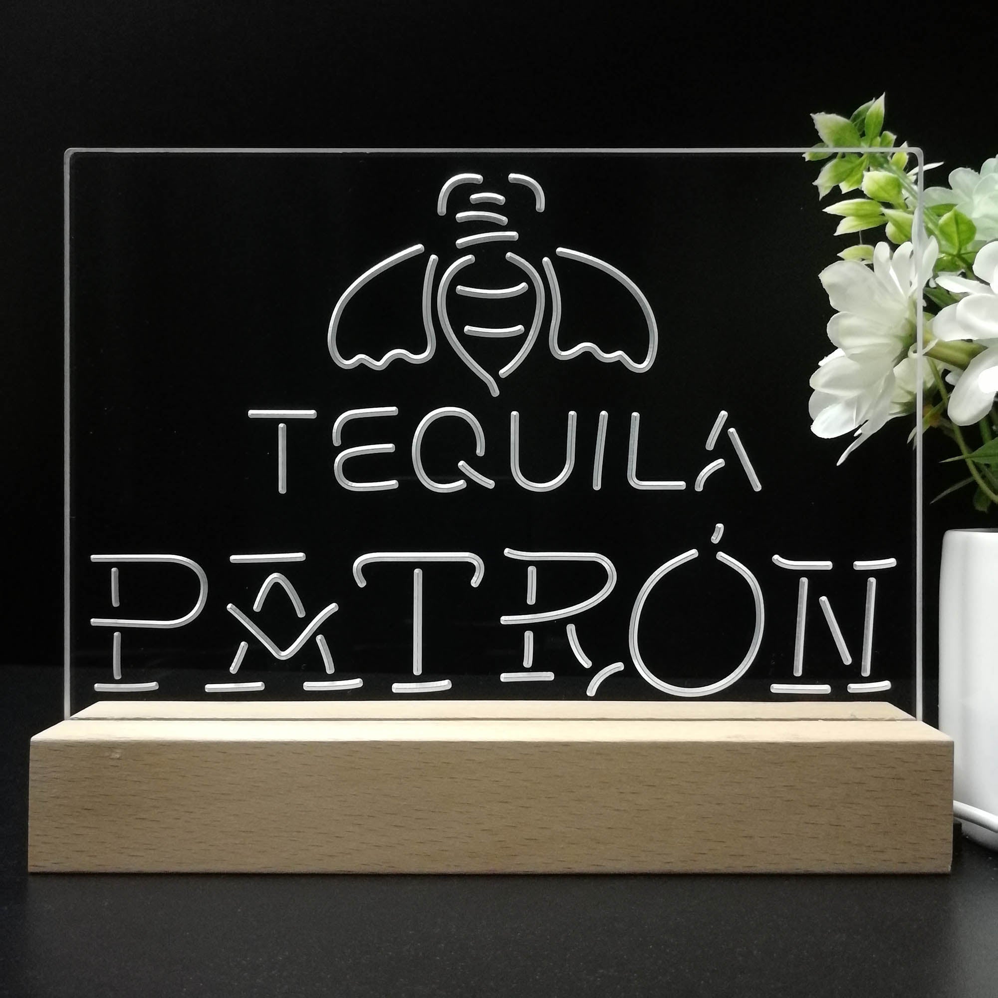 Patrons Tequilas Night Light LED Sign