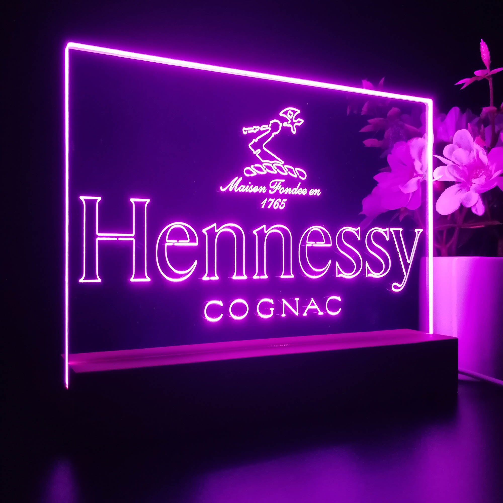 Hennessy Cognac Night Light LED Sign