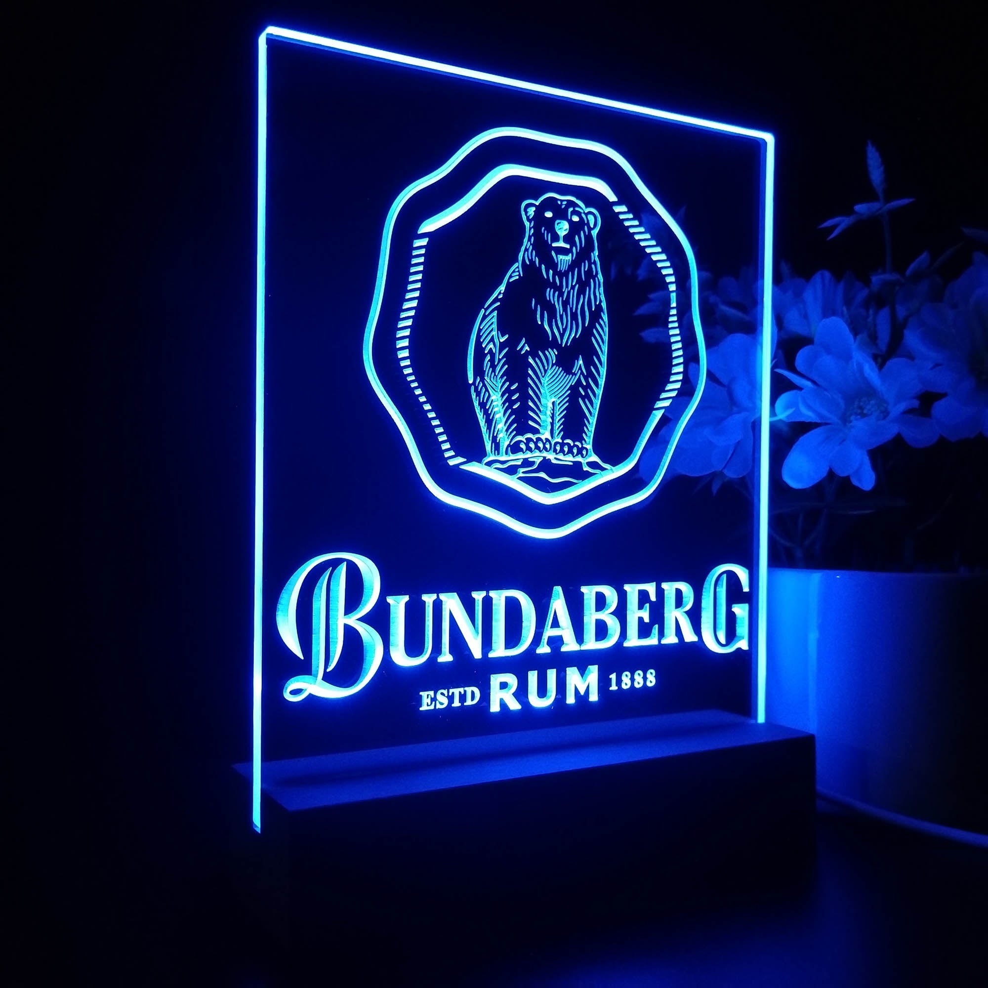 Bundaberg Rum Night Light LED Sign