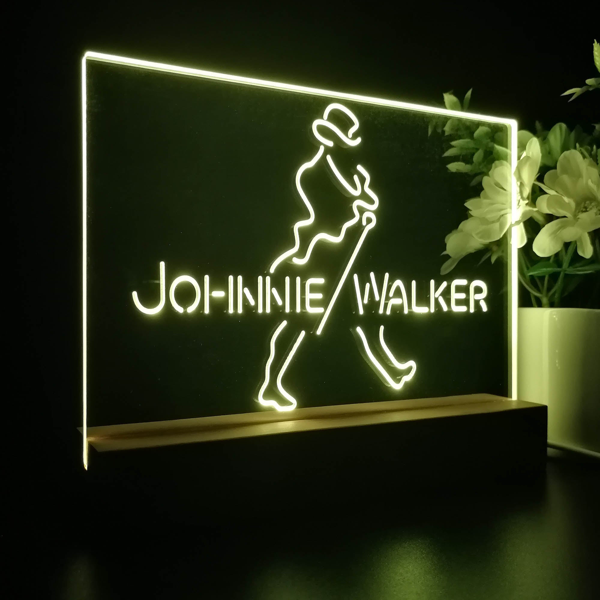 Johnnie Walker Night Light LED Sign