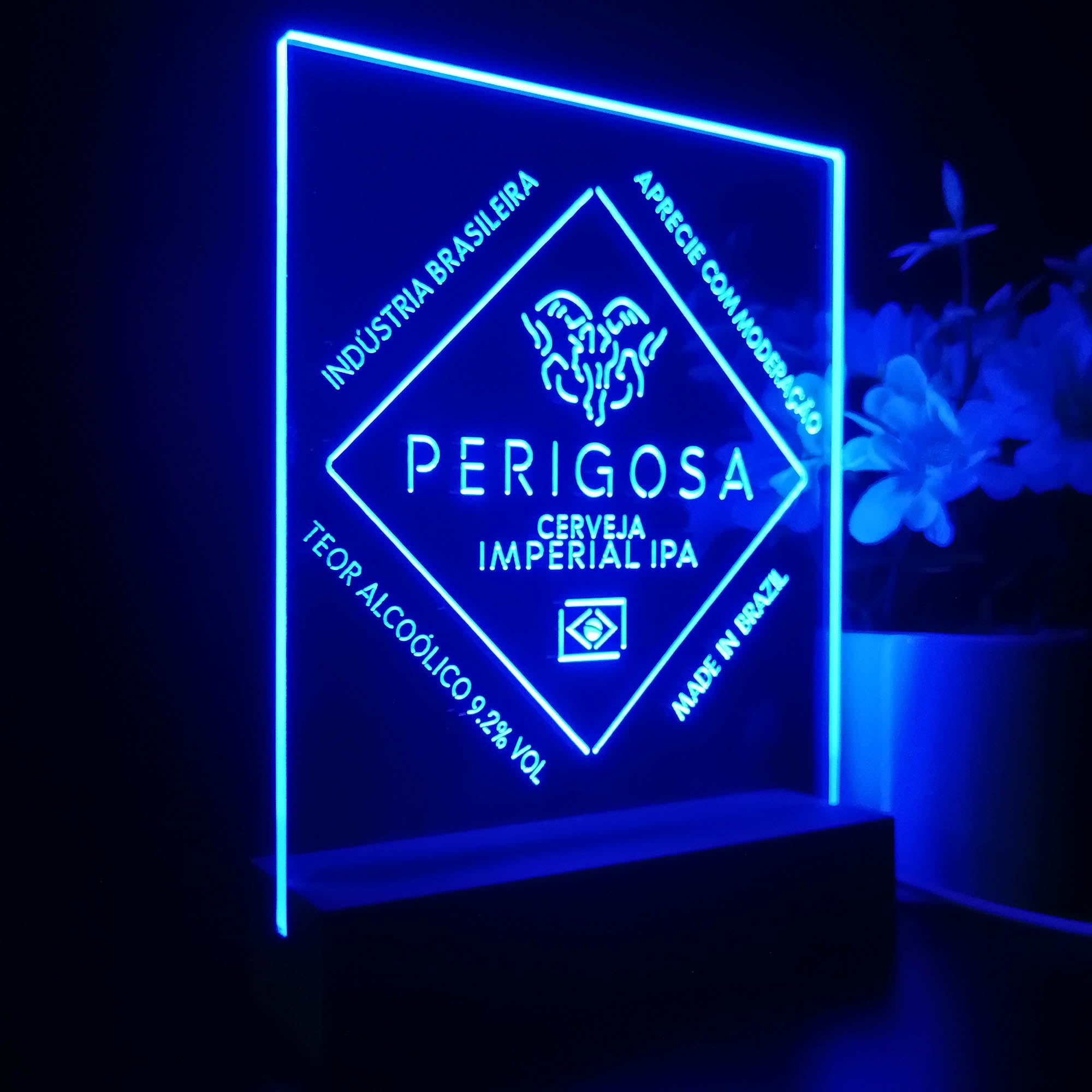 Perigosa Imperial IPA Night Light LED Sign