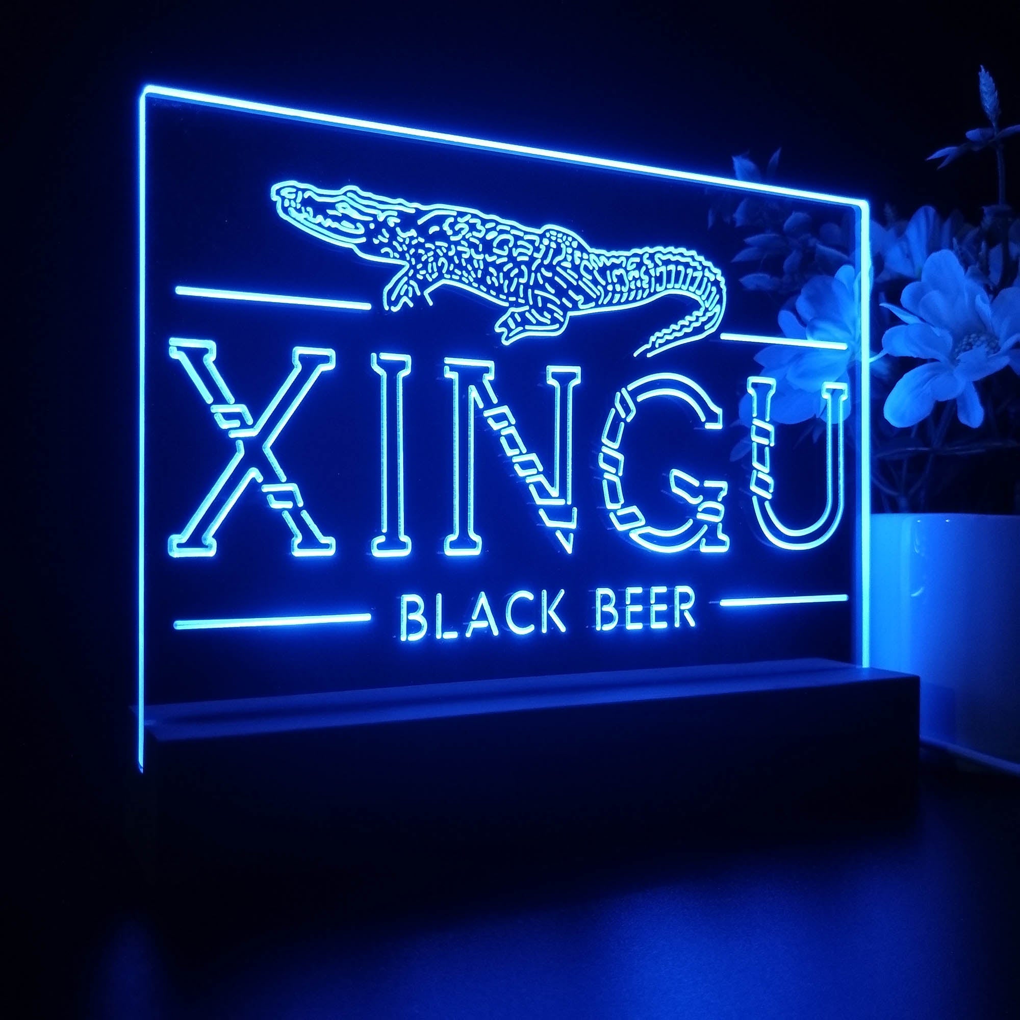 Xingu Black Beer Night Light LED Sign