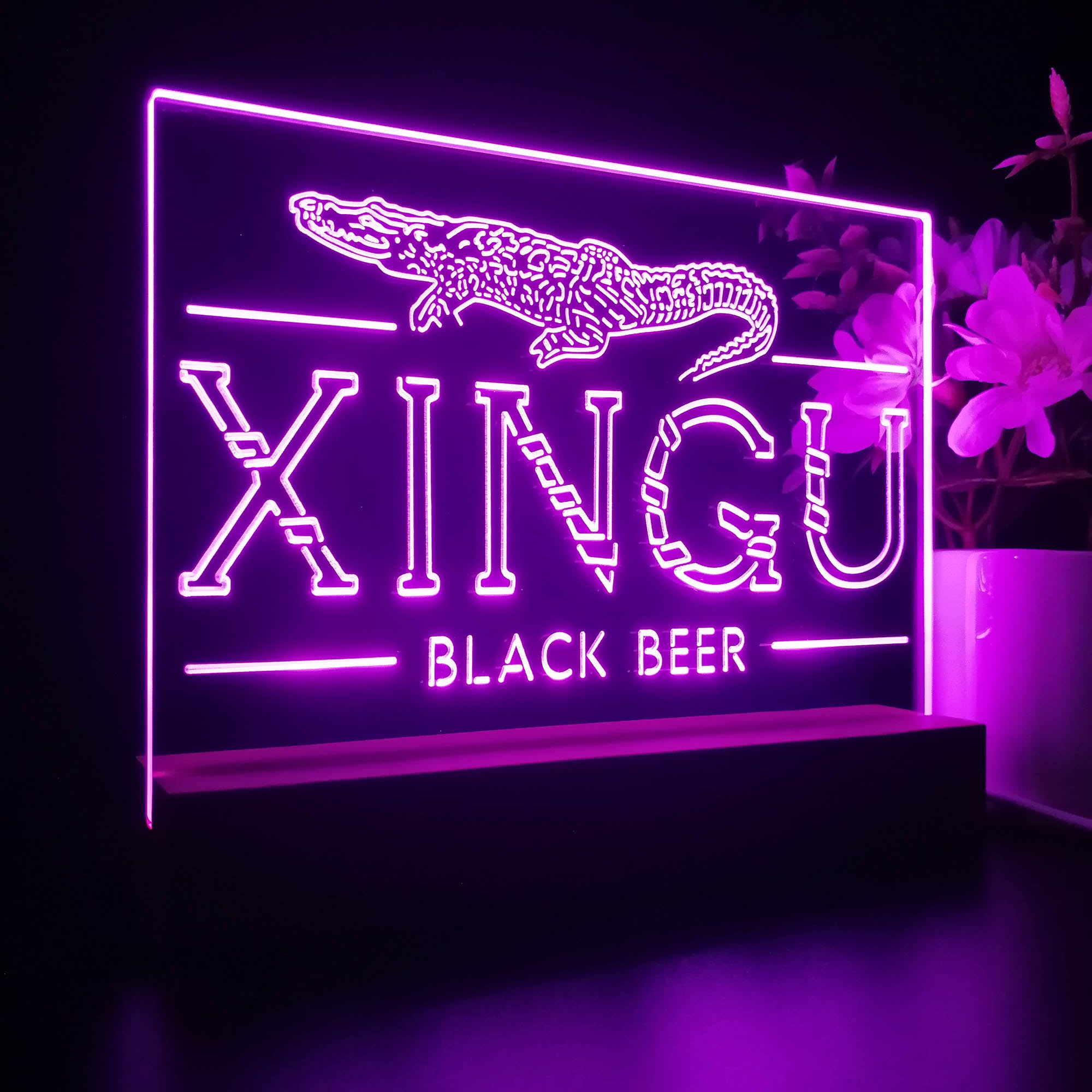 Xingu Black Beer Night Light LED Sign