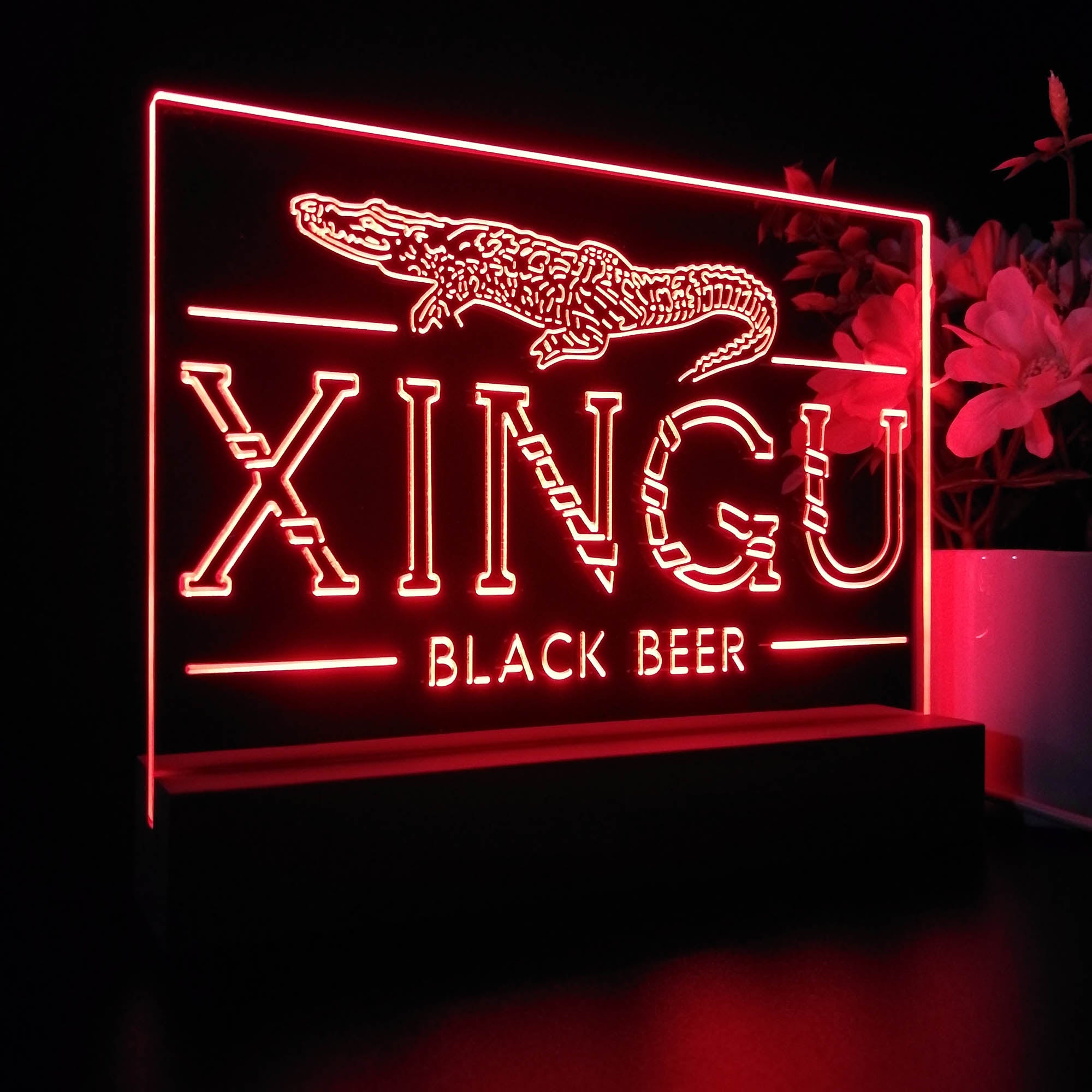 Xingu Black Beer Night Light LED Sign