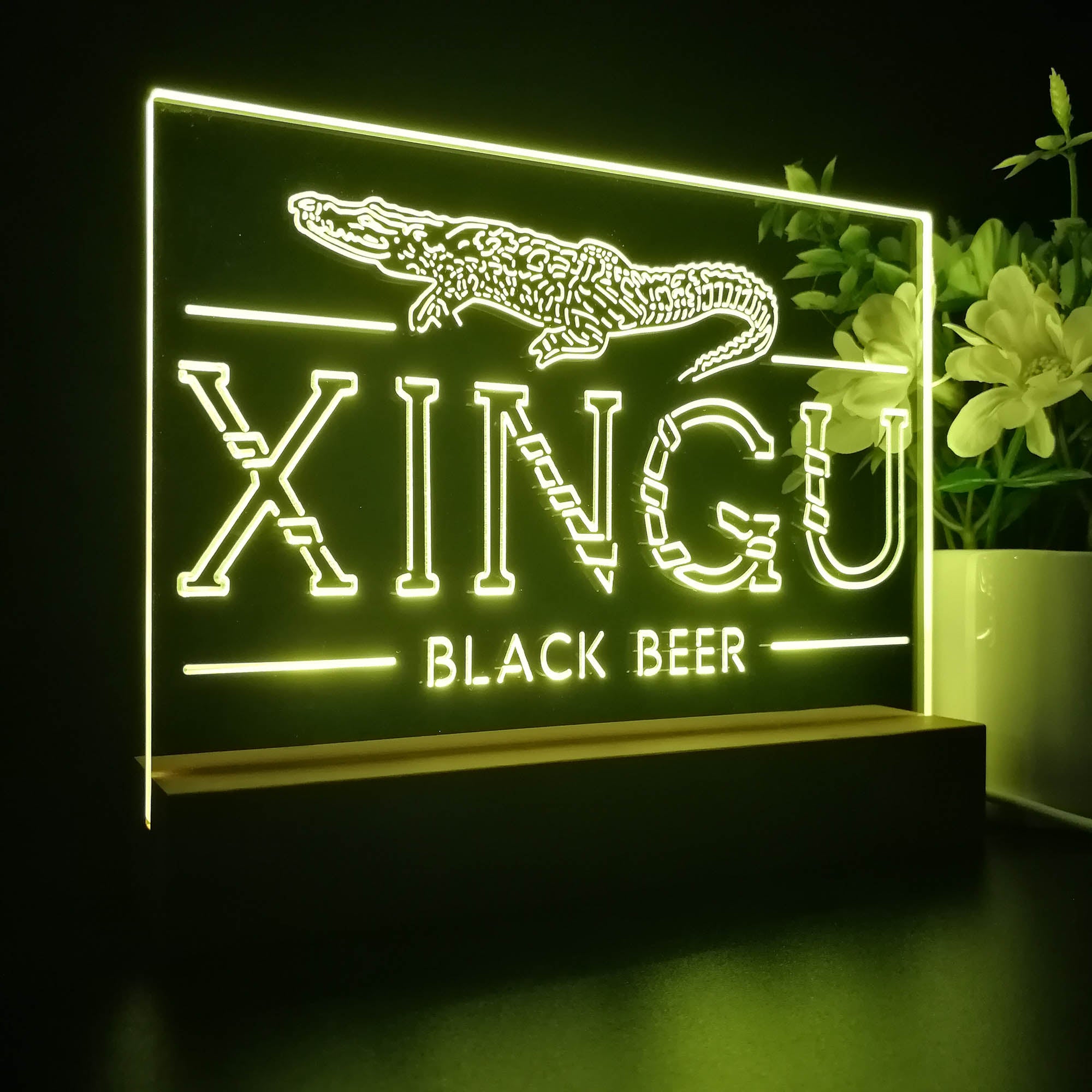 Xingu Black Beer Night Light LED Sign