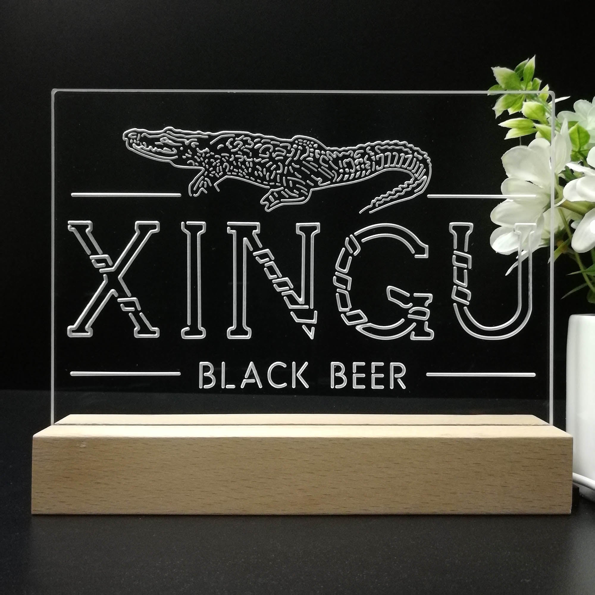 Xingu Black Beer Night Light LED Sign