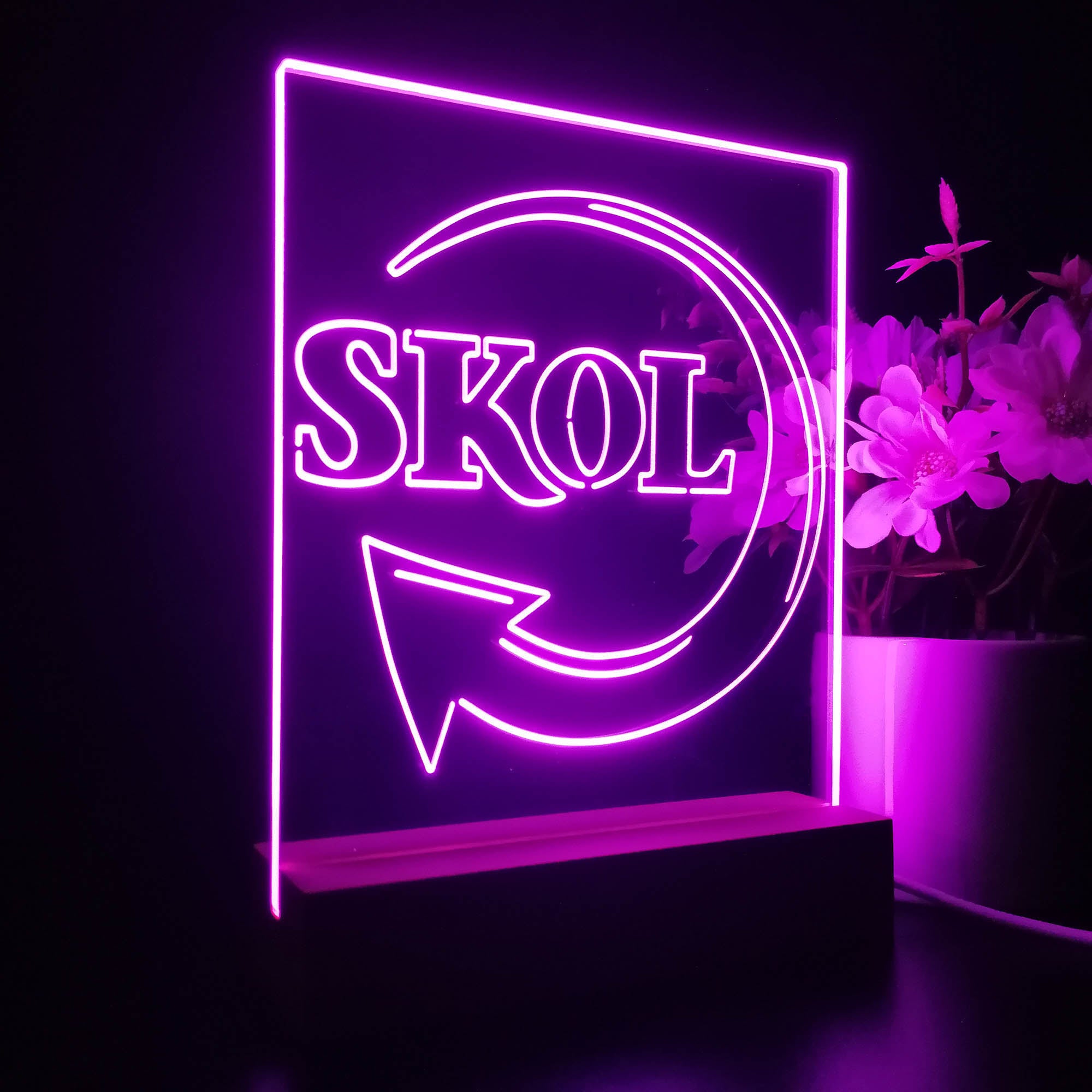 SKOL Bar Night Light LED Sign