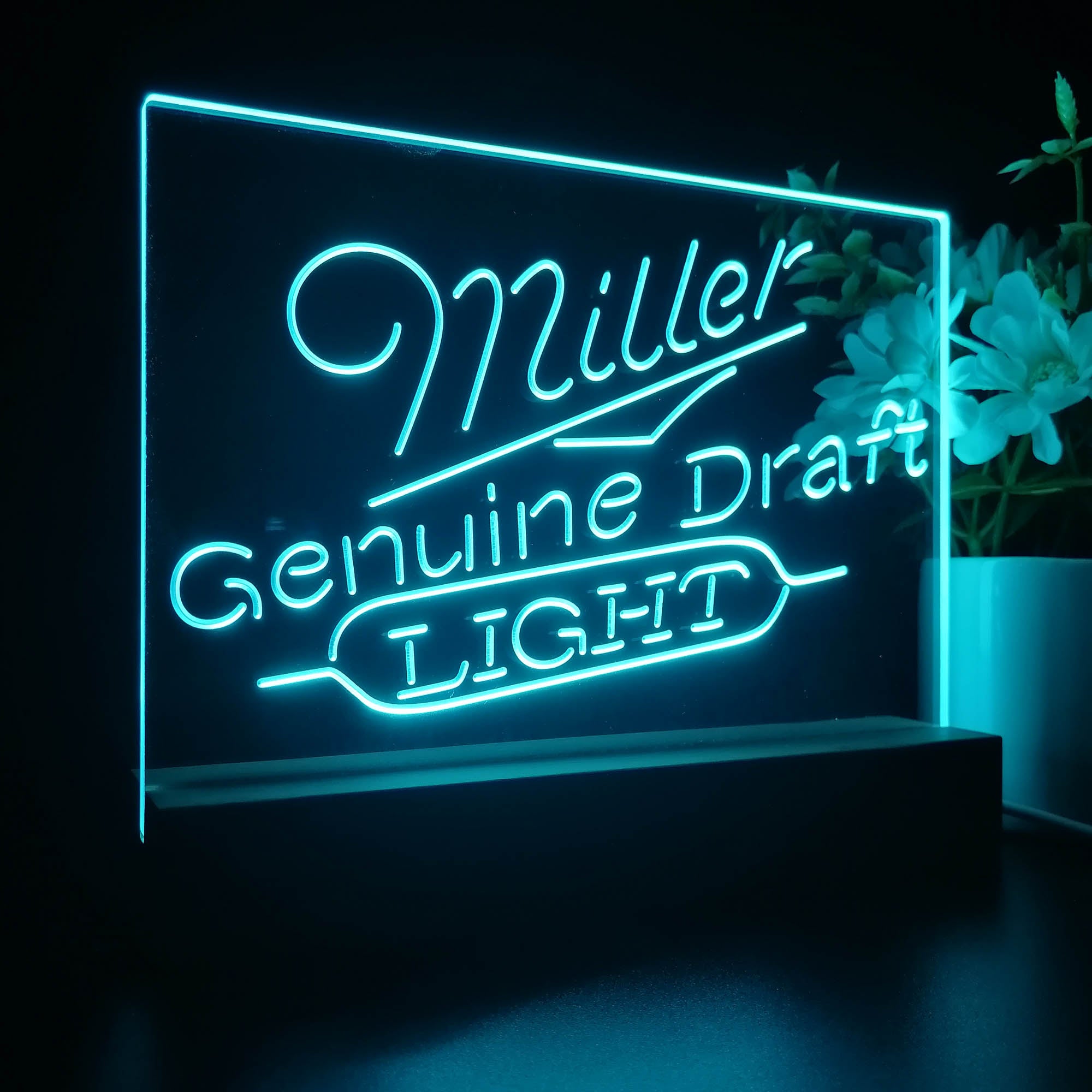 Miller Genuine Draft Light Night Light LED Sign