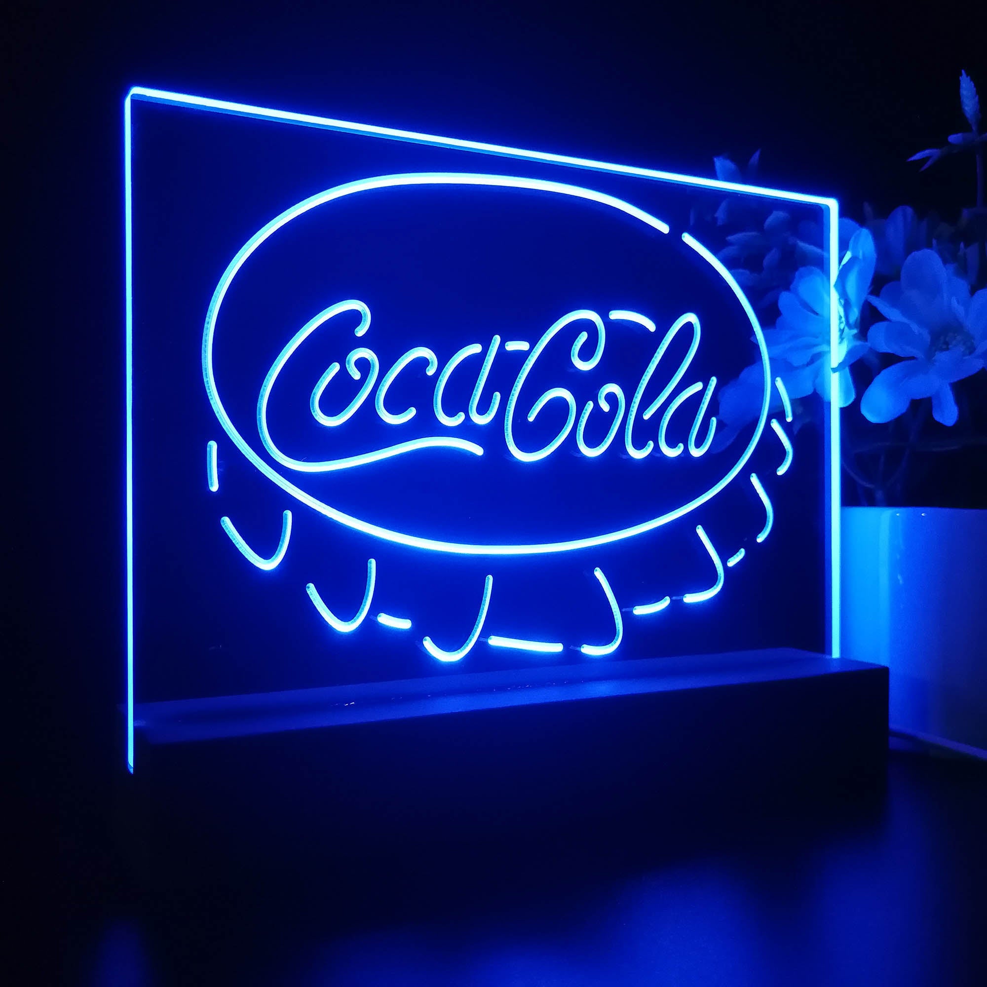 Coca Cola Bottle Cap Bar Night Light LED Sign