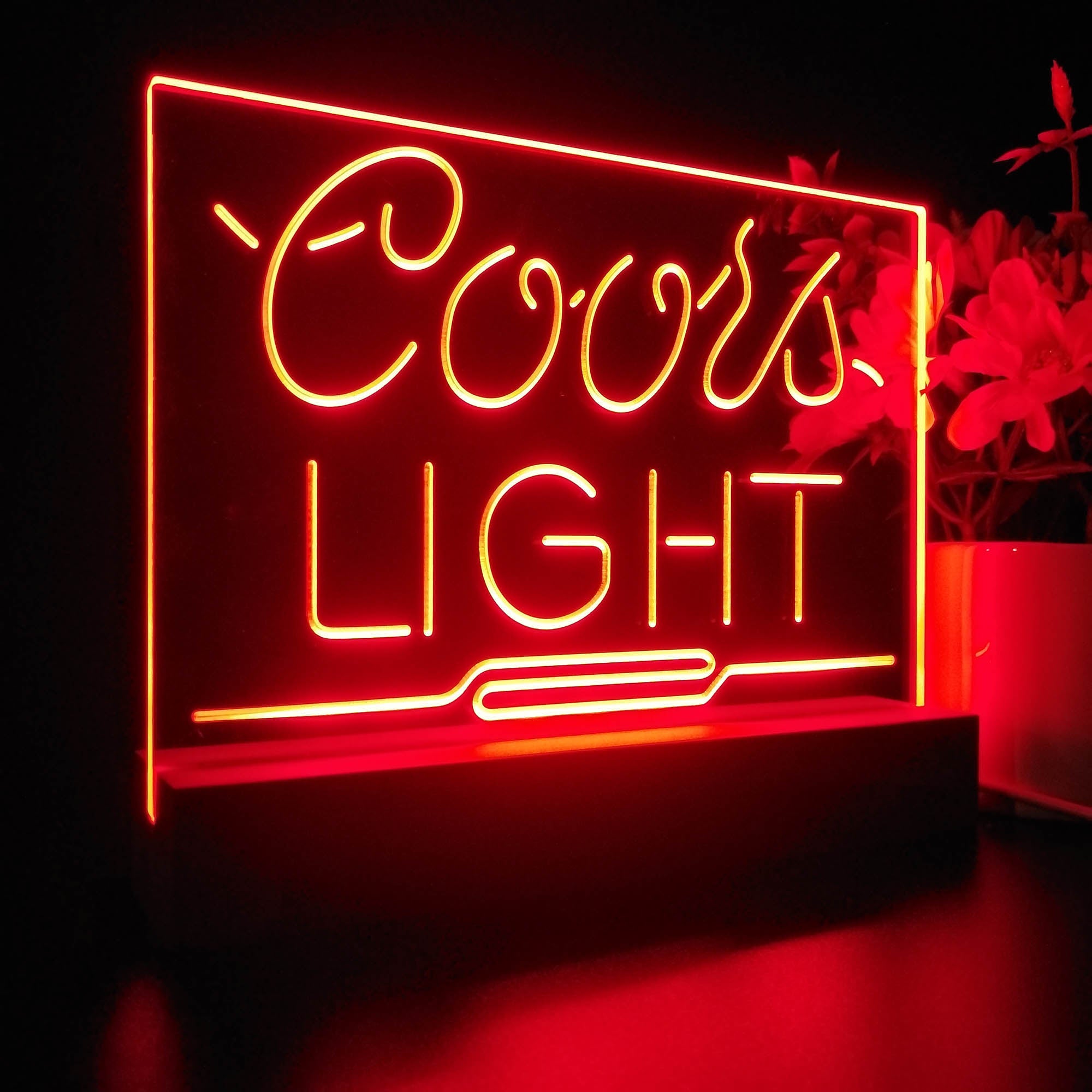 Coors Light Sport Beer Night Light LED Sign