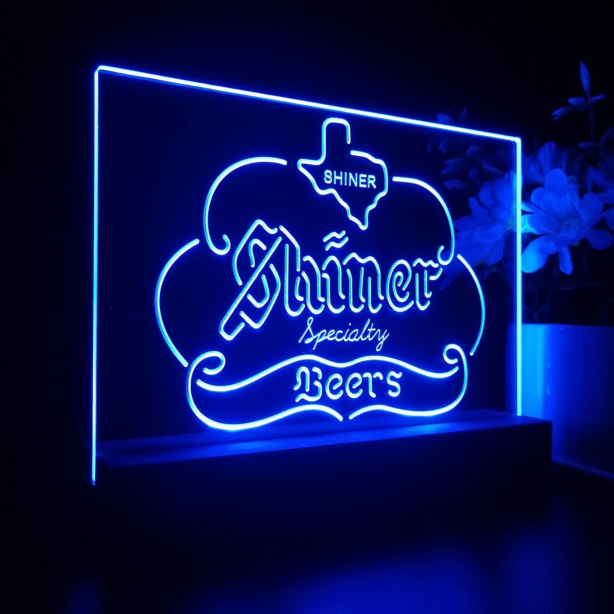 Shiner Beer Specialty Bar Night Light LED Sign