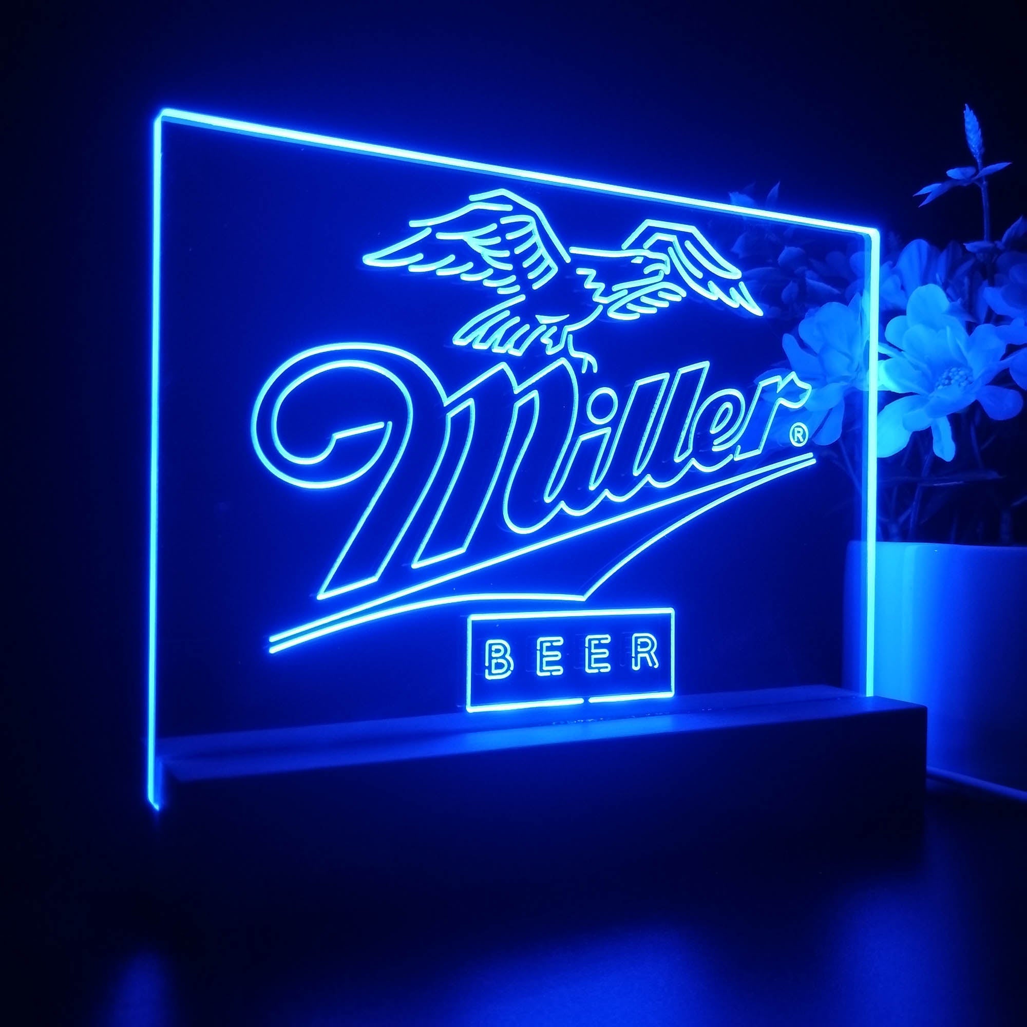 Miller Beer Eagle Classic Night Light LED Sign